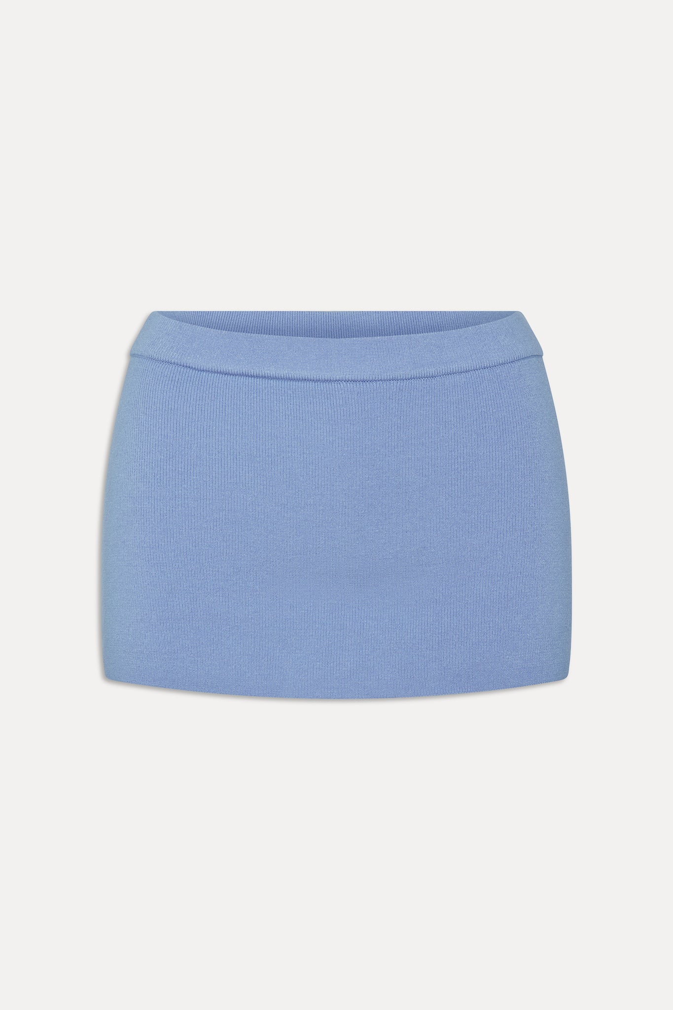 Marialla Knit Mini Skort - Heaven Blue - Image 3