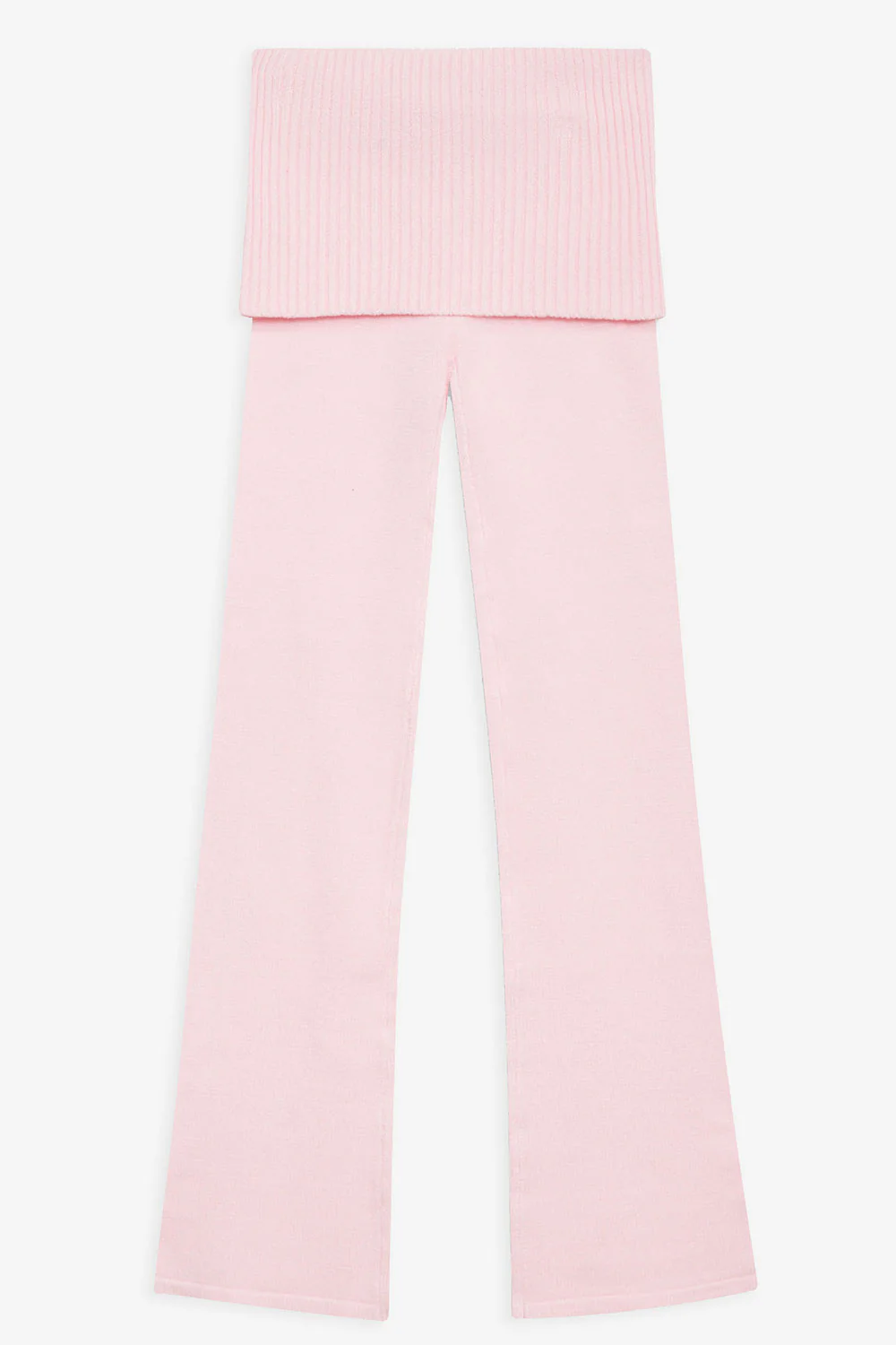 Mason Cloud Knit Flare Pant - Rose Quartz - Image 3