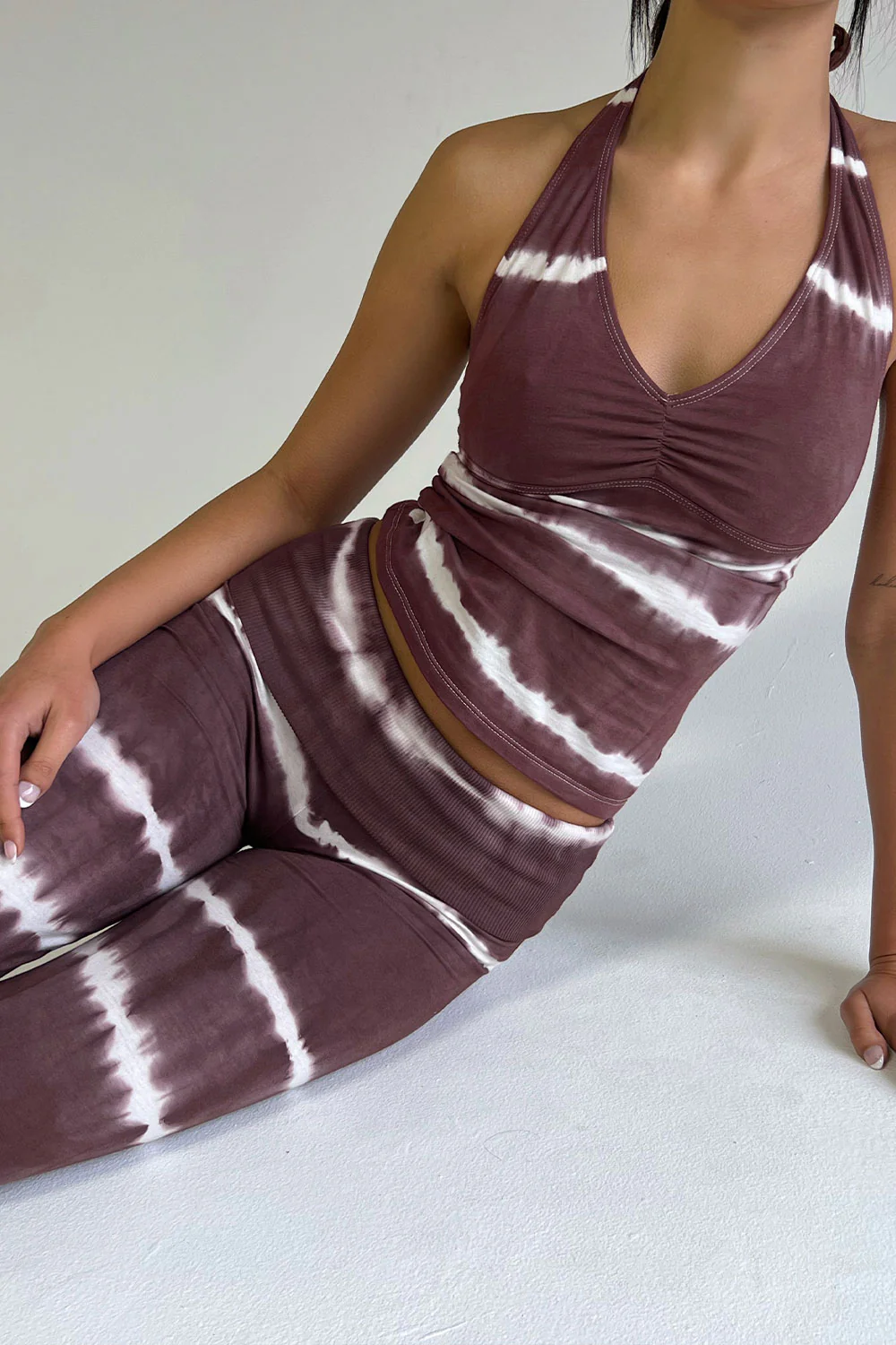 Matilde Halter Tie Dye Top - Taro Tie Dye - Image 5