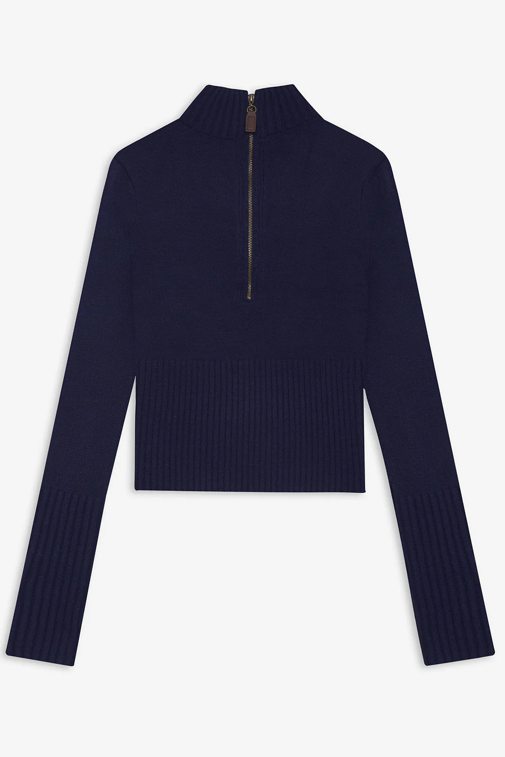 Maverick Cloud Knit Half Zip Sweater - Luna Blue - Image 2