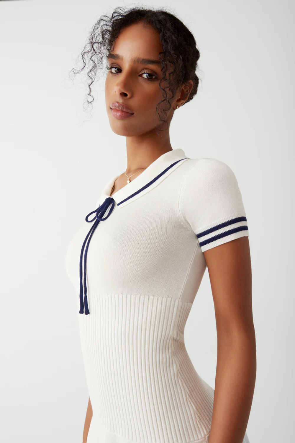 Max Knit Mini Dress - Sugar - Image 4