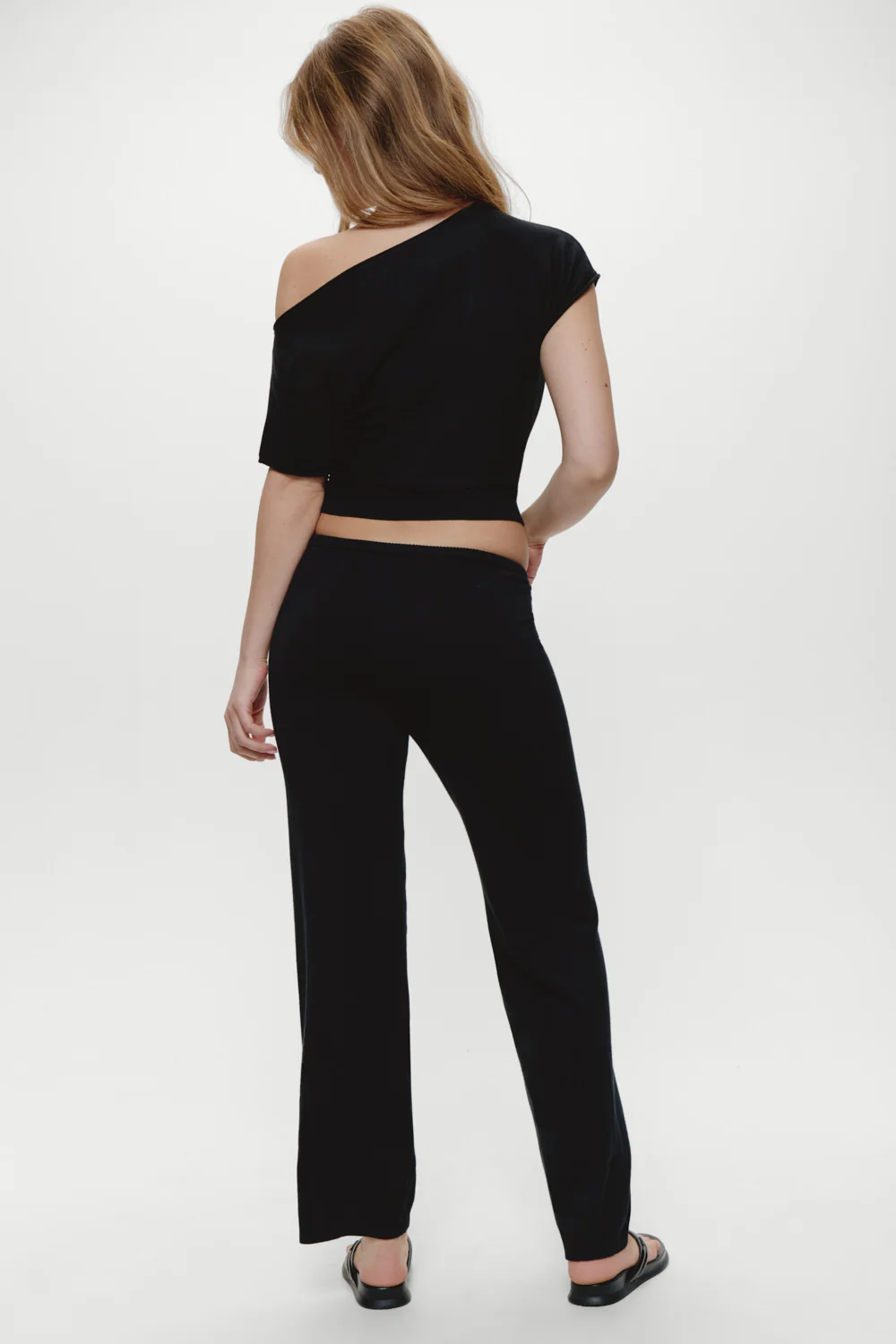 Mellow Knit Pants - Black - Image 4