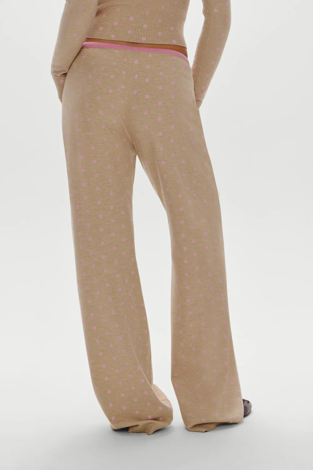 Mellow Knit Pants - Pink Ornaments - Image 4