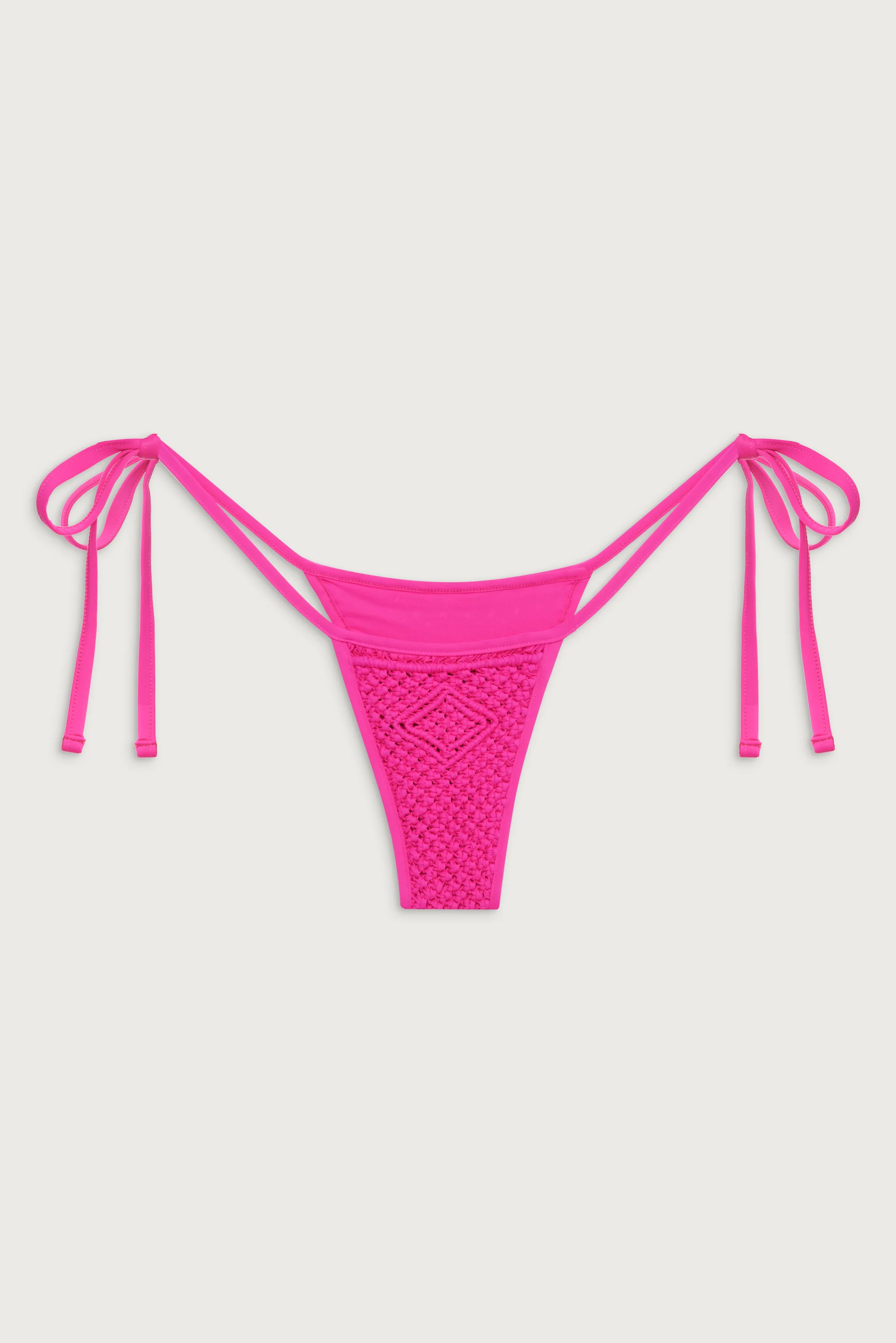 Naia Tie Side Skimpy Bikini Bottom - Sea Star Pink - Image 3