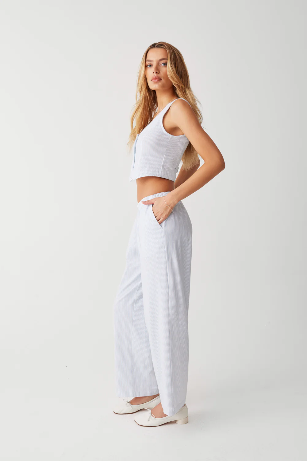 Nantucket Striped Cotton Pant - Sleepy Stripe - Image 4