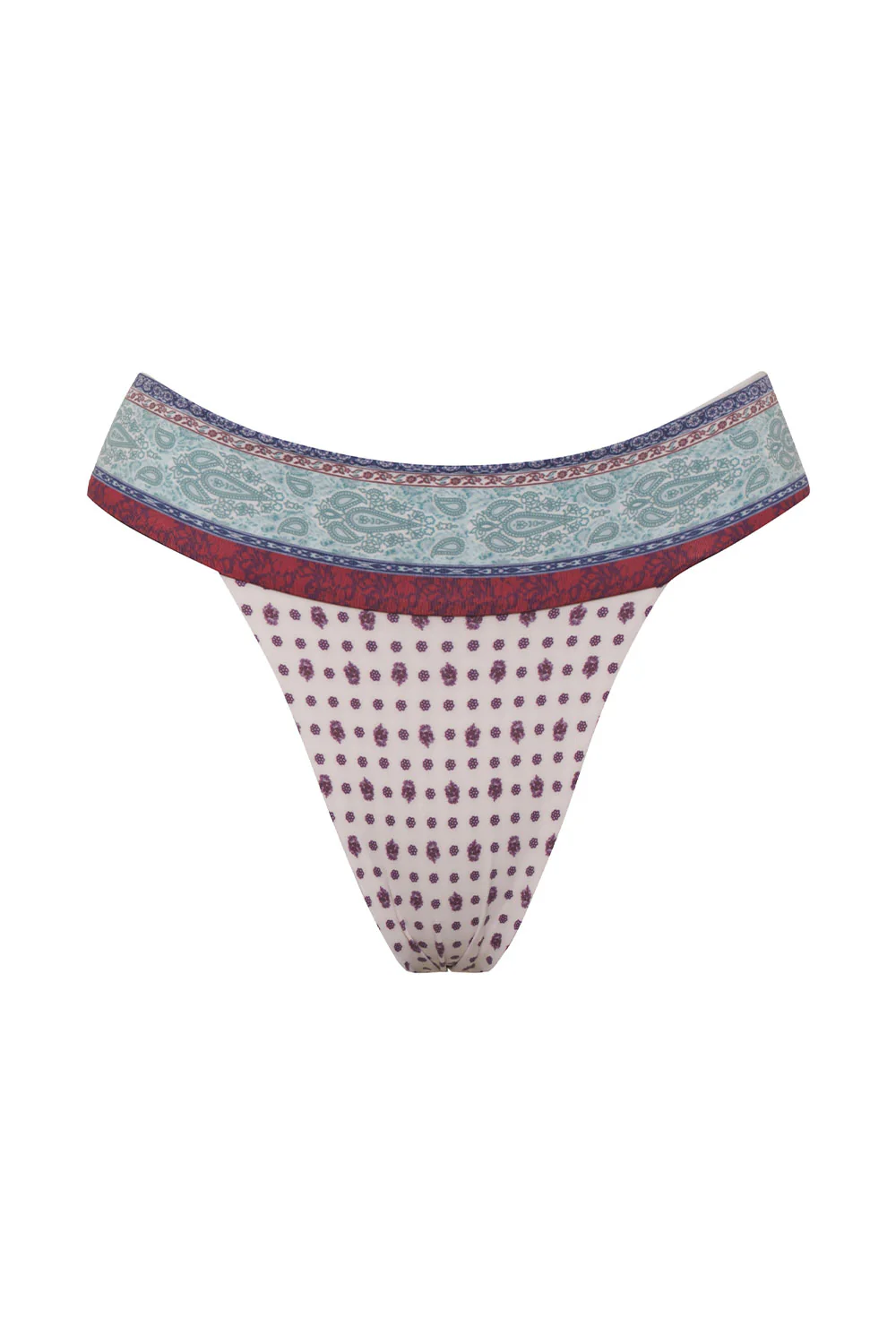 Nick Cheeky Bikini Bottom - Sand Paisley - Image 4