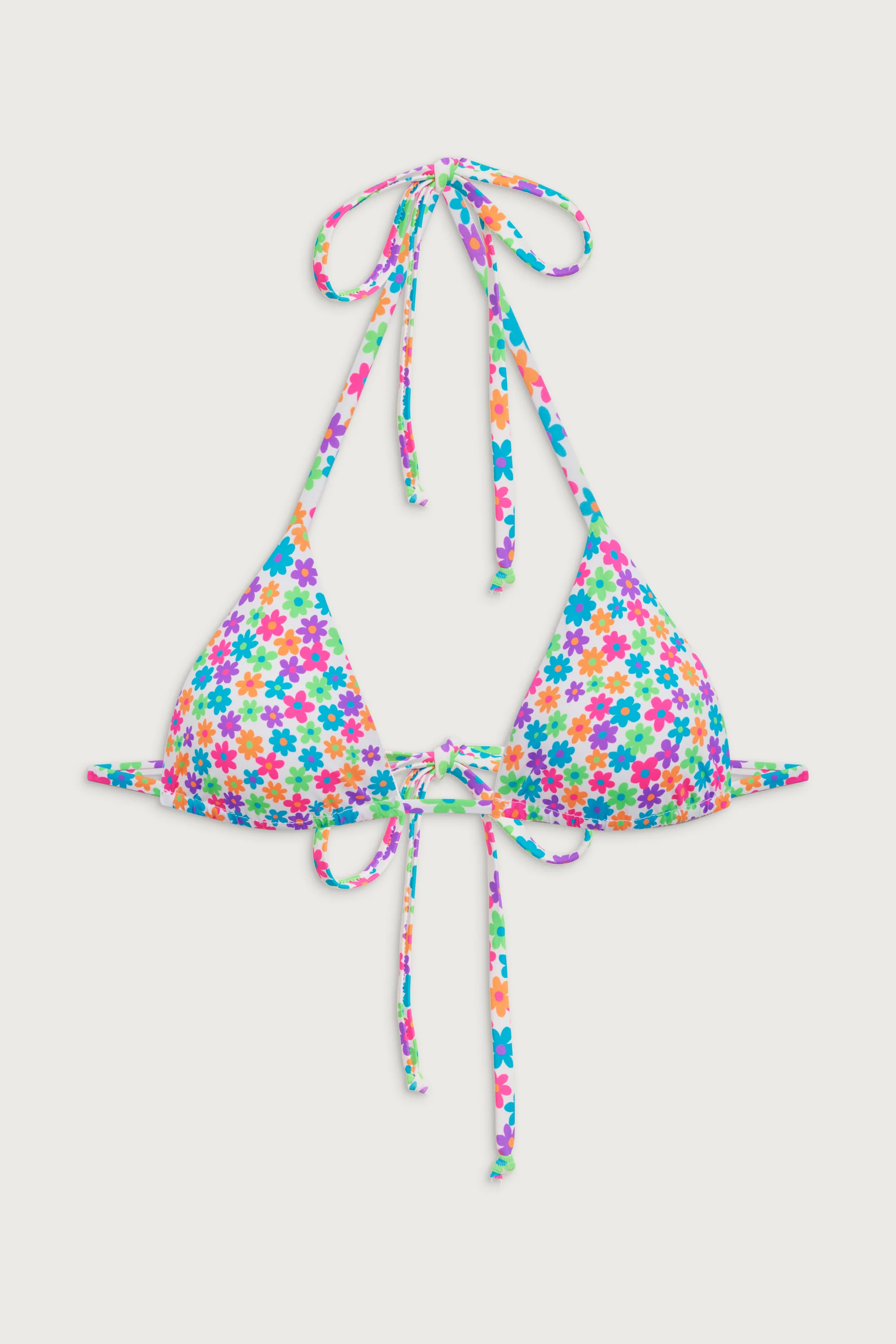 Nick Floral Triangle Bikini Top - Forever Flower - Image 3
