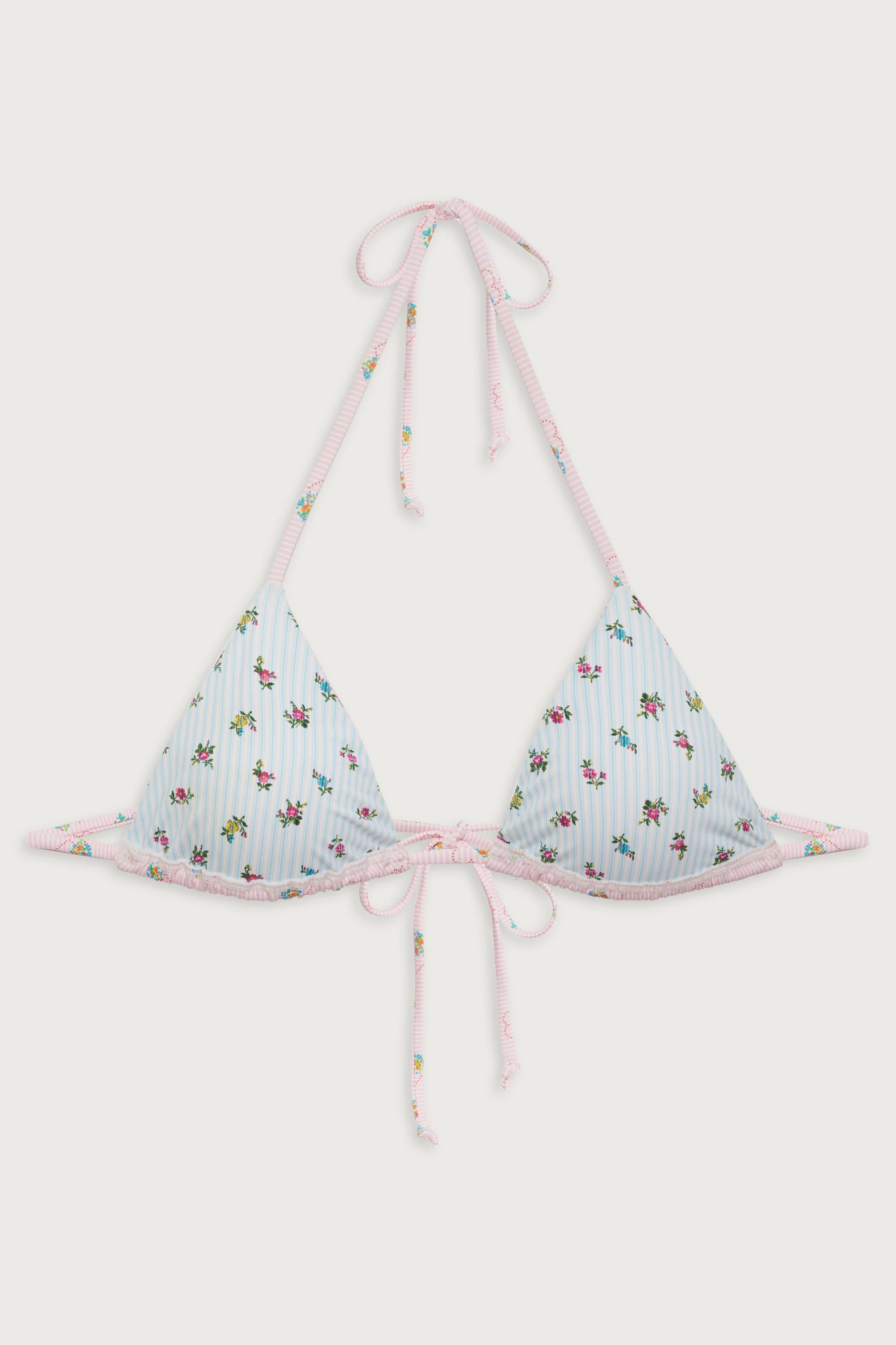 Nick Reversible Triangle Bikini Top - Sweetheart Stripe - Image 7