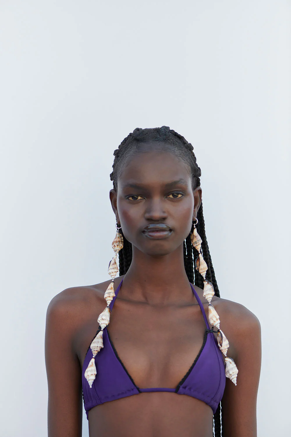 Nick Shine Triangle Bikini Top - Candied Violet - Image 3