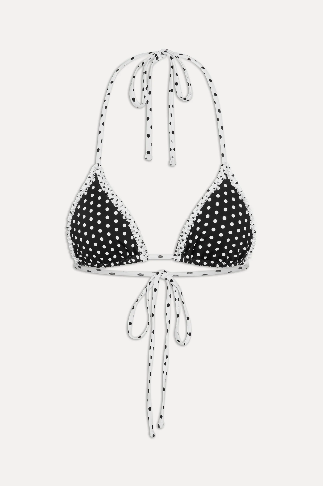 Nick Skimpy Triangle Bikini Top - Classic Polka Dot - Image 3