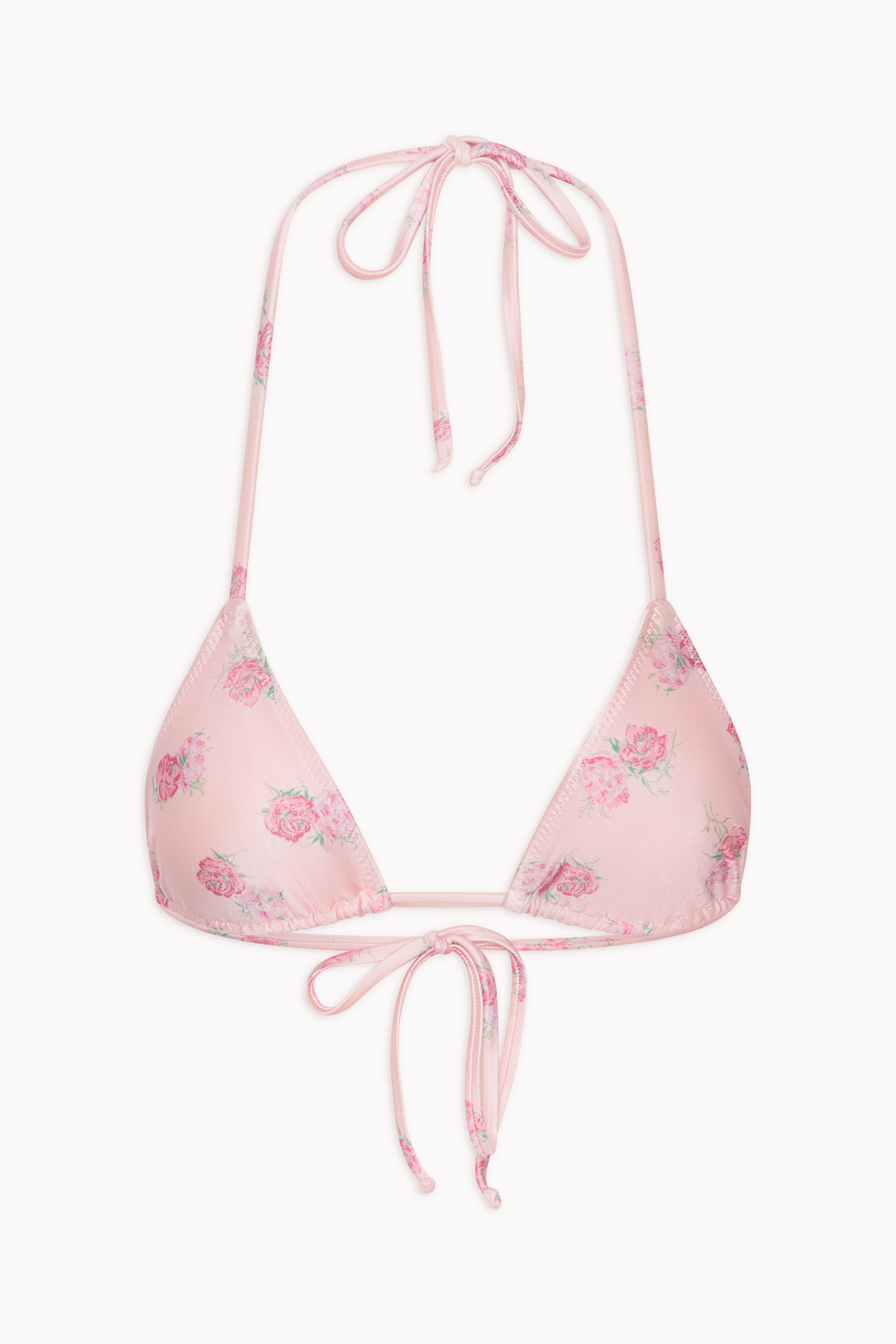 Nick Skimpy Triangle Bikini Top - Fresh Rose - Image 3