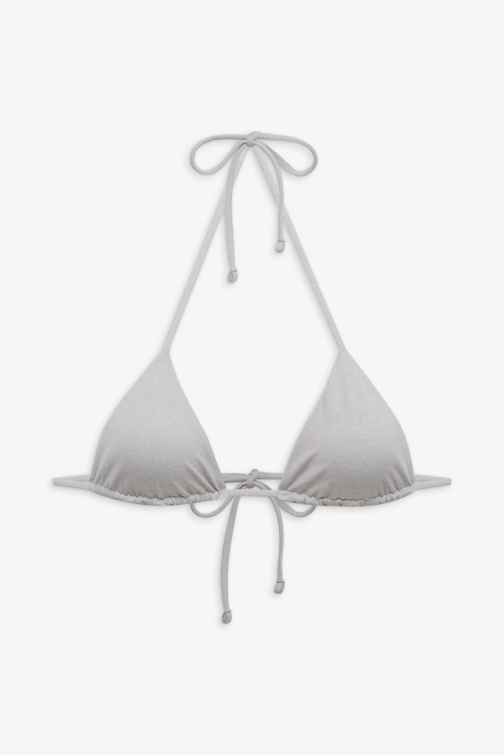 Nick Skimpy Triangle Bikini Top - Heather Grey - Image 3