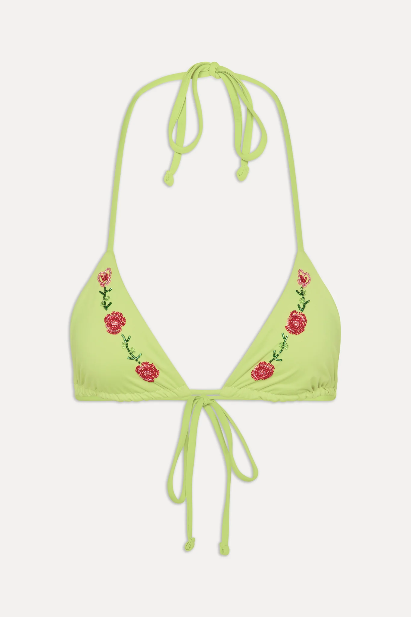Nick Skimpy Triangle Bikini Top - Lily Pad - Image 3