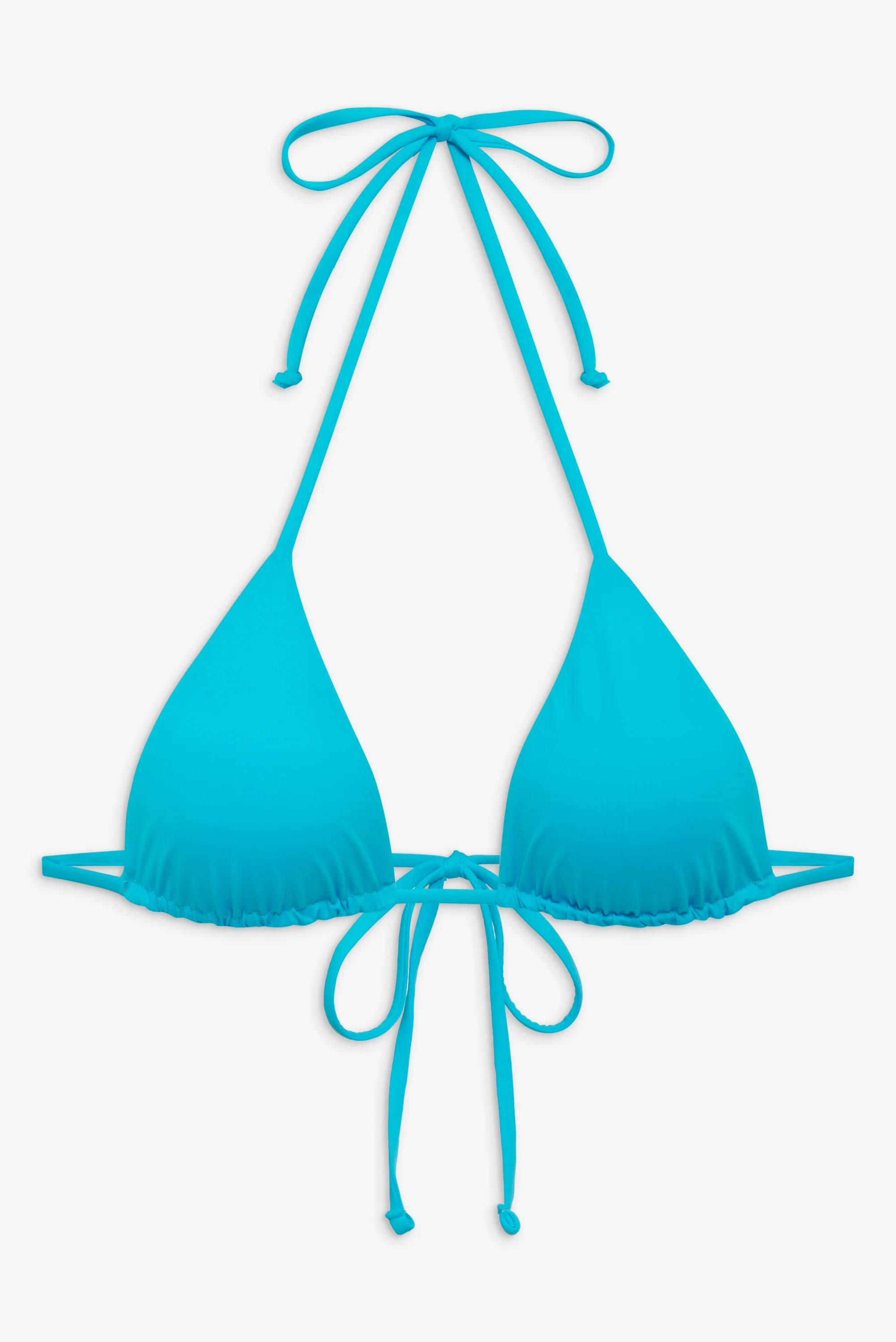 Nick String Triangle Bikini Top - Morning Blue - Image 3
