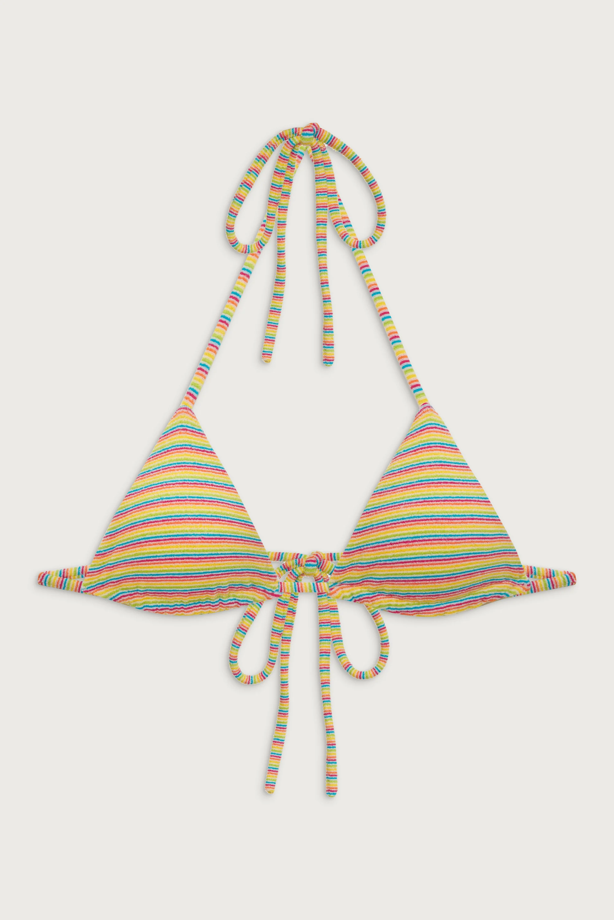 Nick Terry Triangle Bikini Top - Lovers Stripe - Image 2