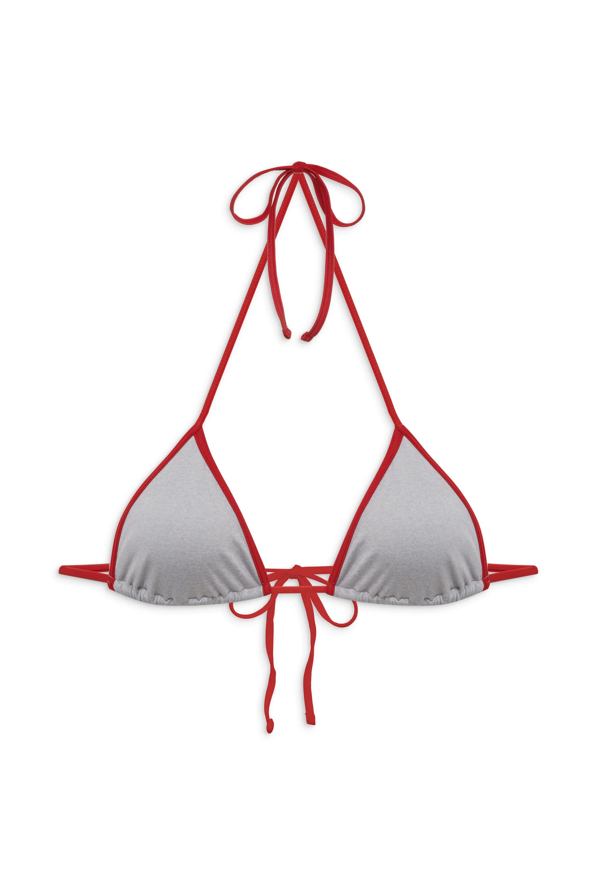 Nick Triangle Halter Bikini Top - Cherry Mint - Image 3