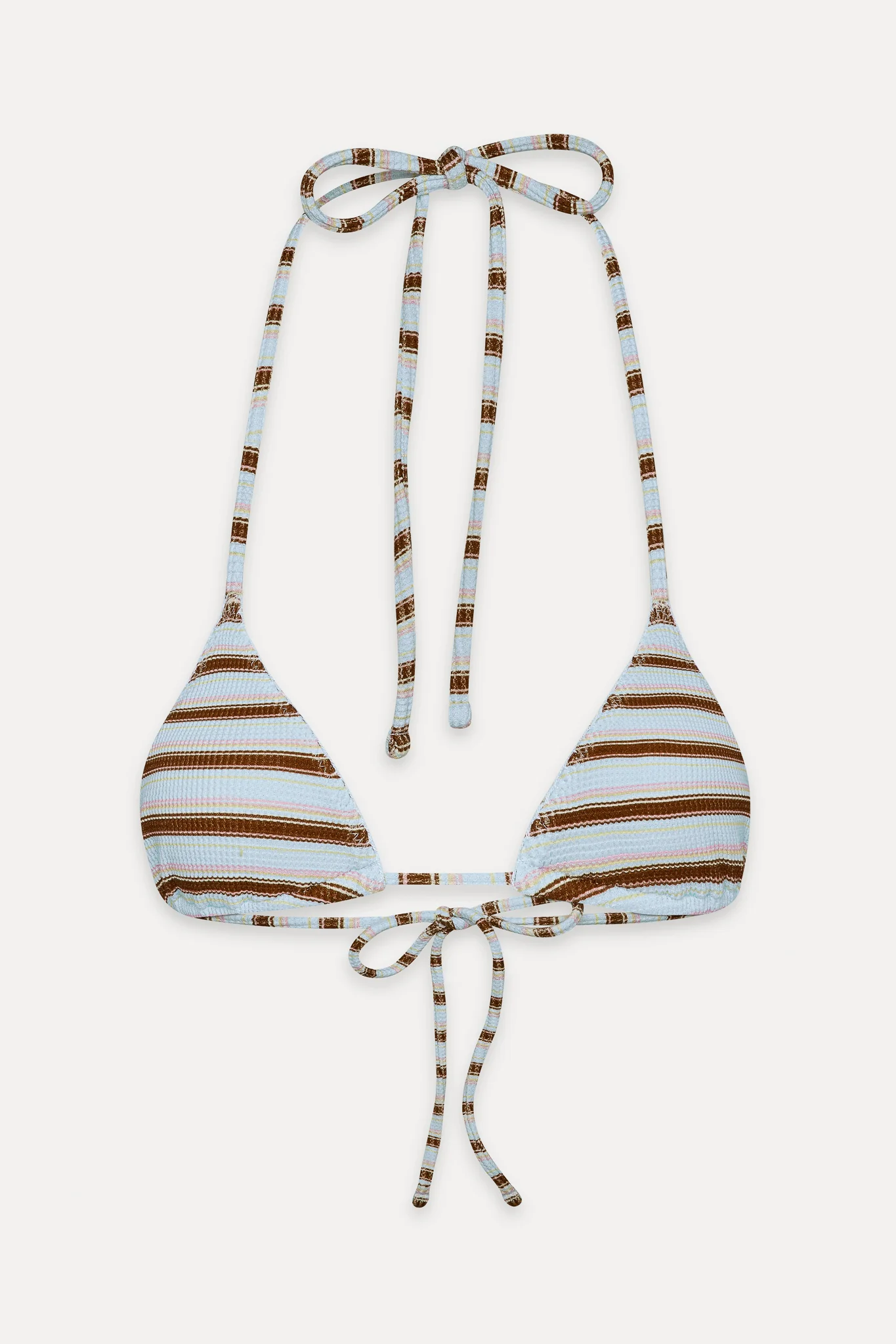 Nick Triangle Striped Bikini Top - Verona Stripe - Image 3