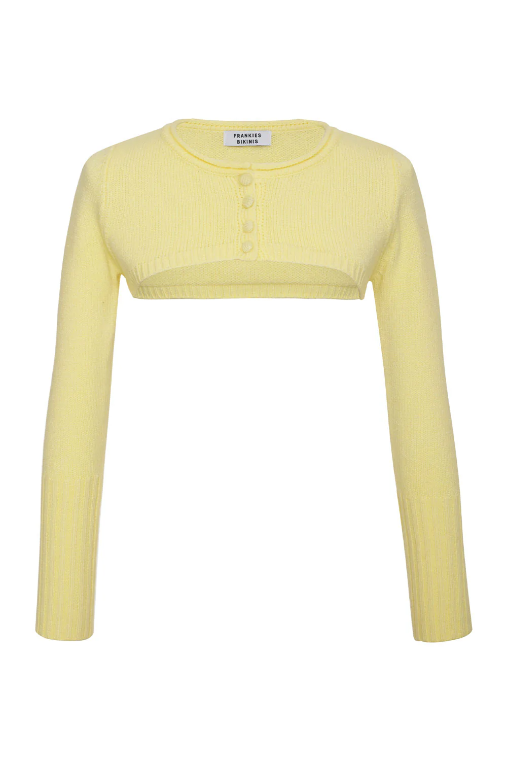 Nina Cloud Knit Shrug Top - Honey Butter - Image 7