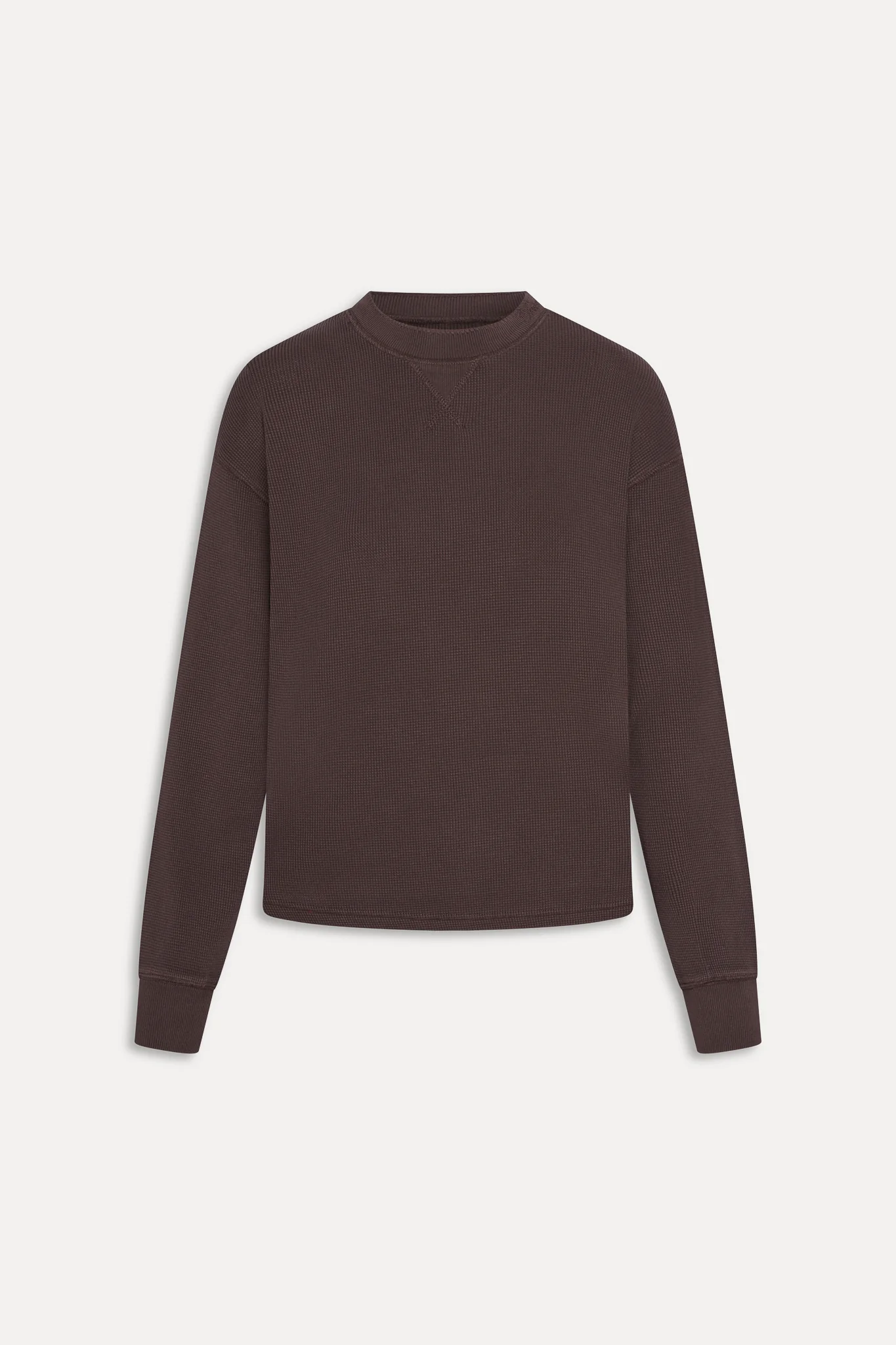 Noah Thermal Long Sleeve Shirt - Walnut - Image 3