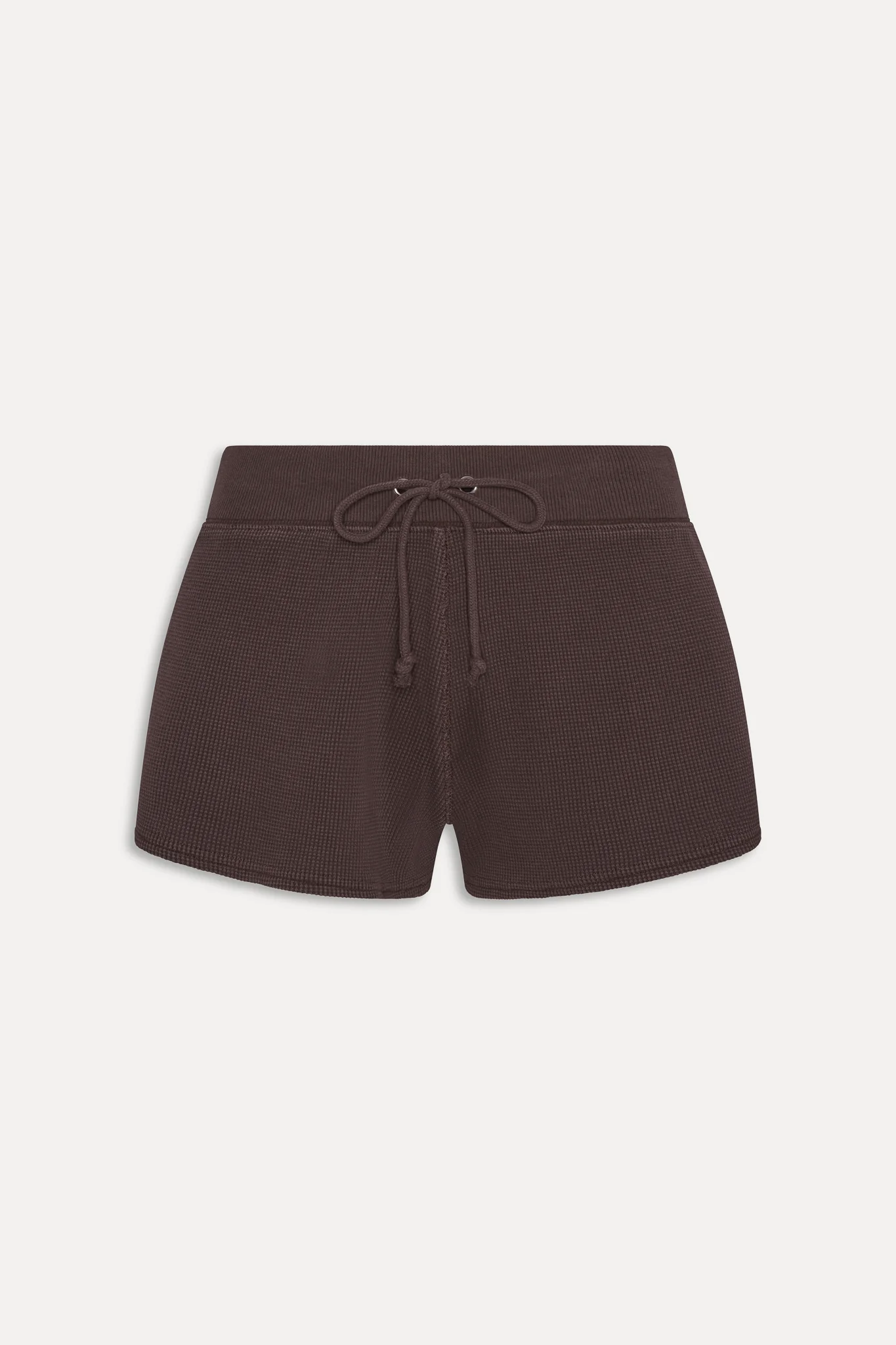 Noah Thermal Mini Shorts - Walnut - Image 3