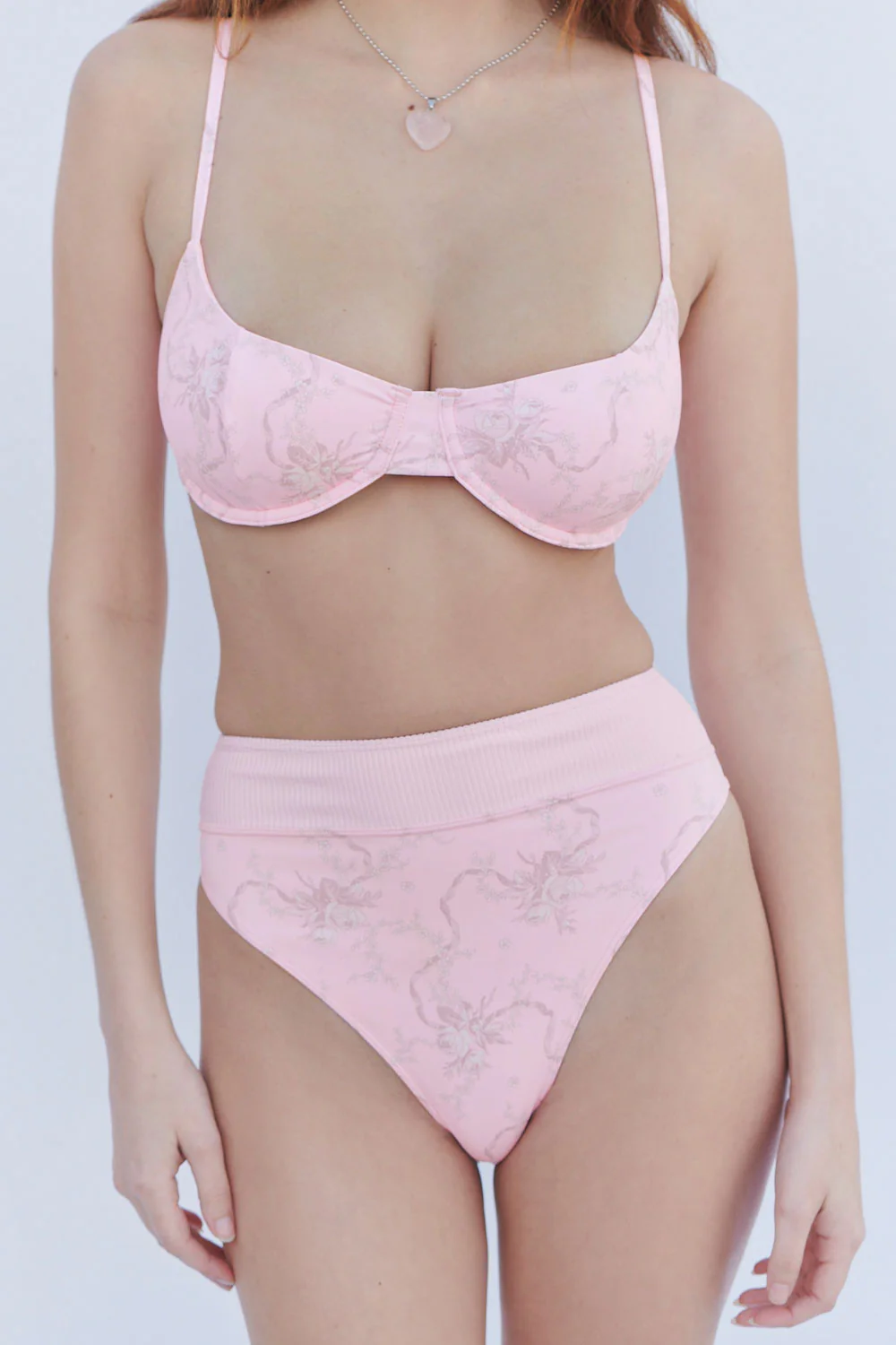 Pam Floral Underwire Bikini Top - Aurora - Image 2