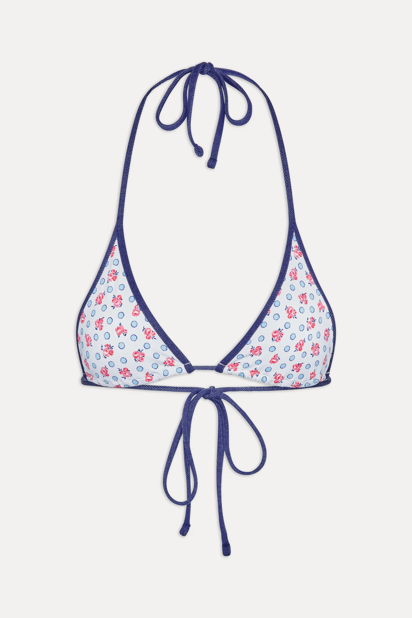 Paradise Halter Bikini Top - Wild Rose - Image 3