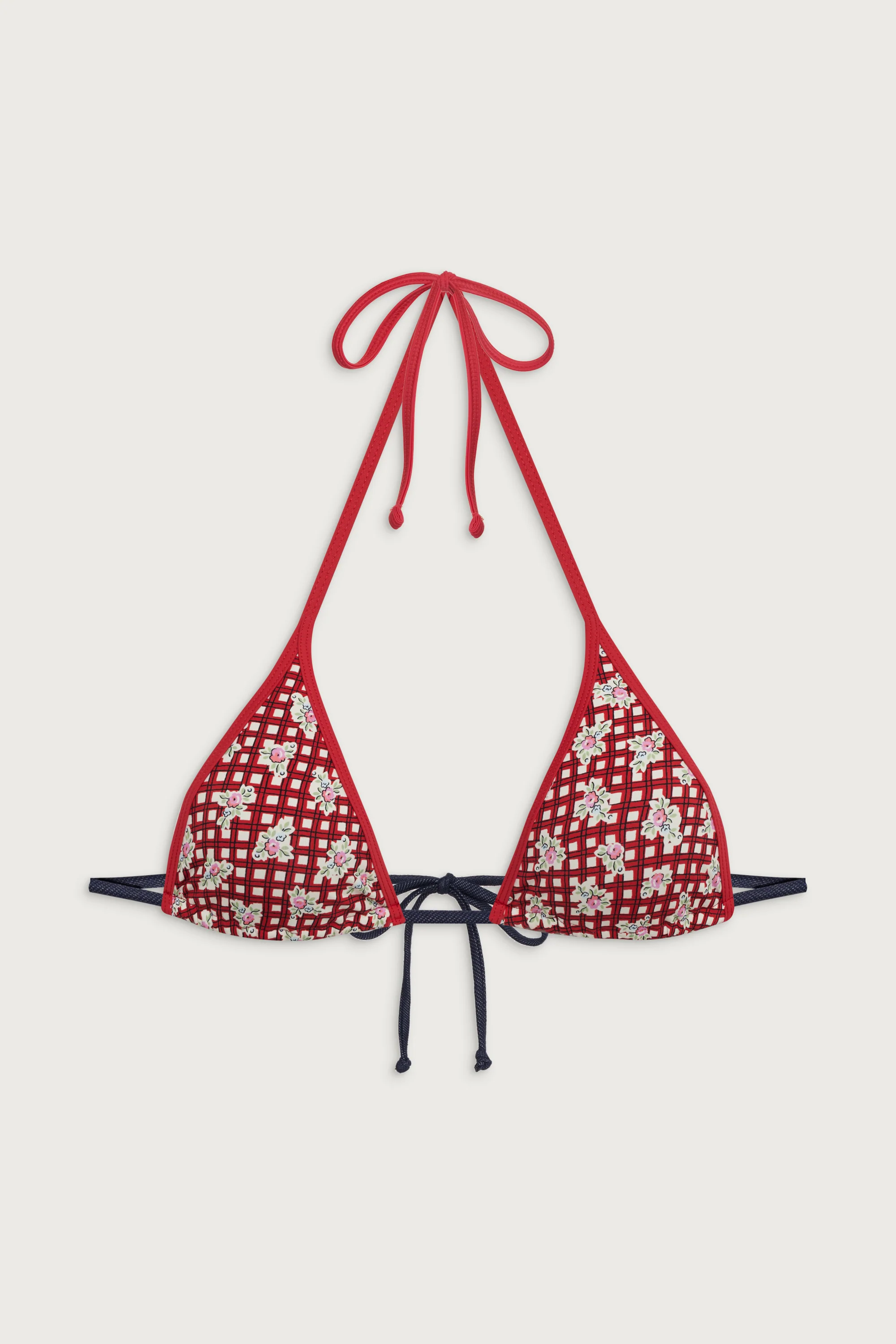 Paradise Micro Halter Bikini Top - Mulberry Meadow - Image 3
