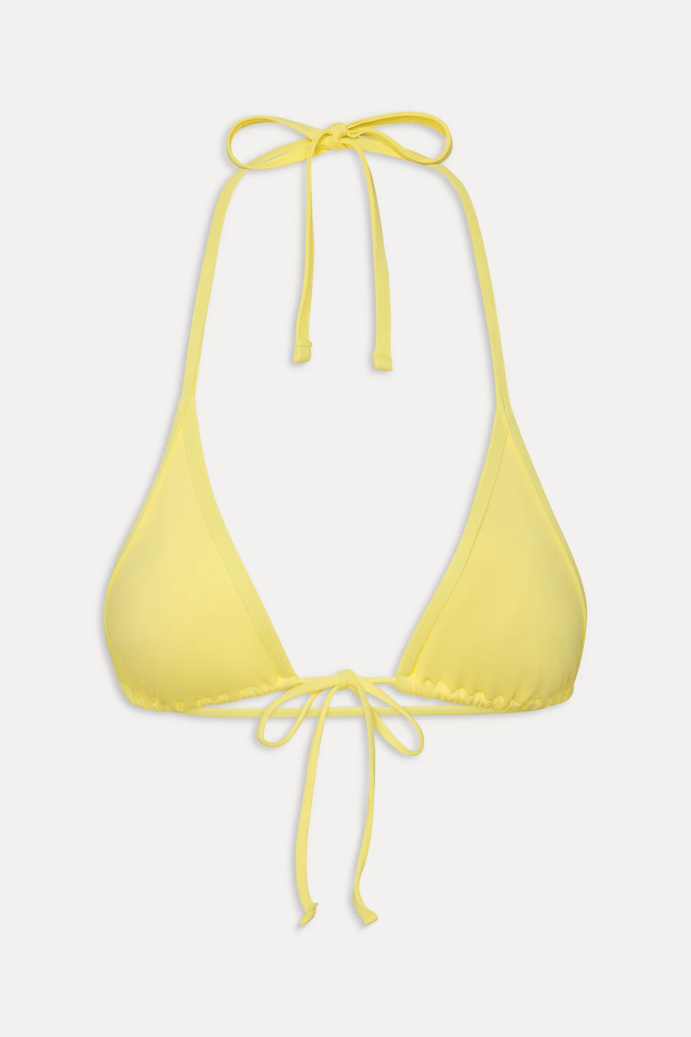 Paradise Micro Halter Bikini Top - Yellow Iris - Image 3