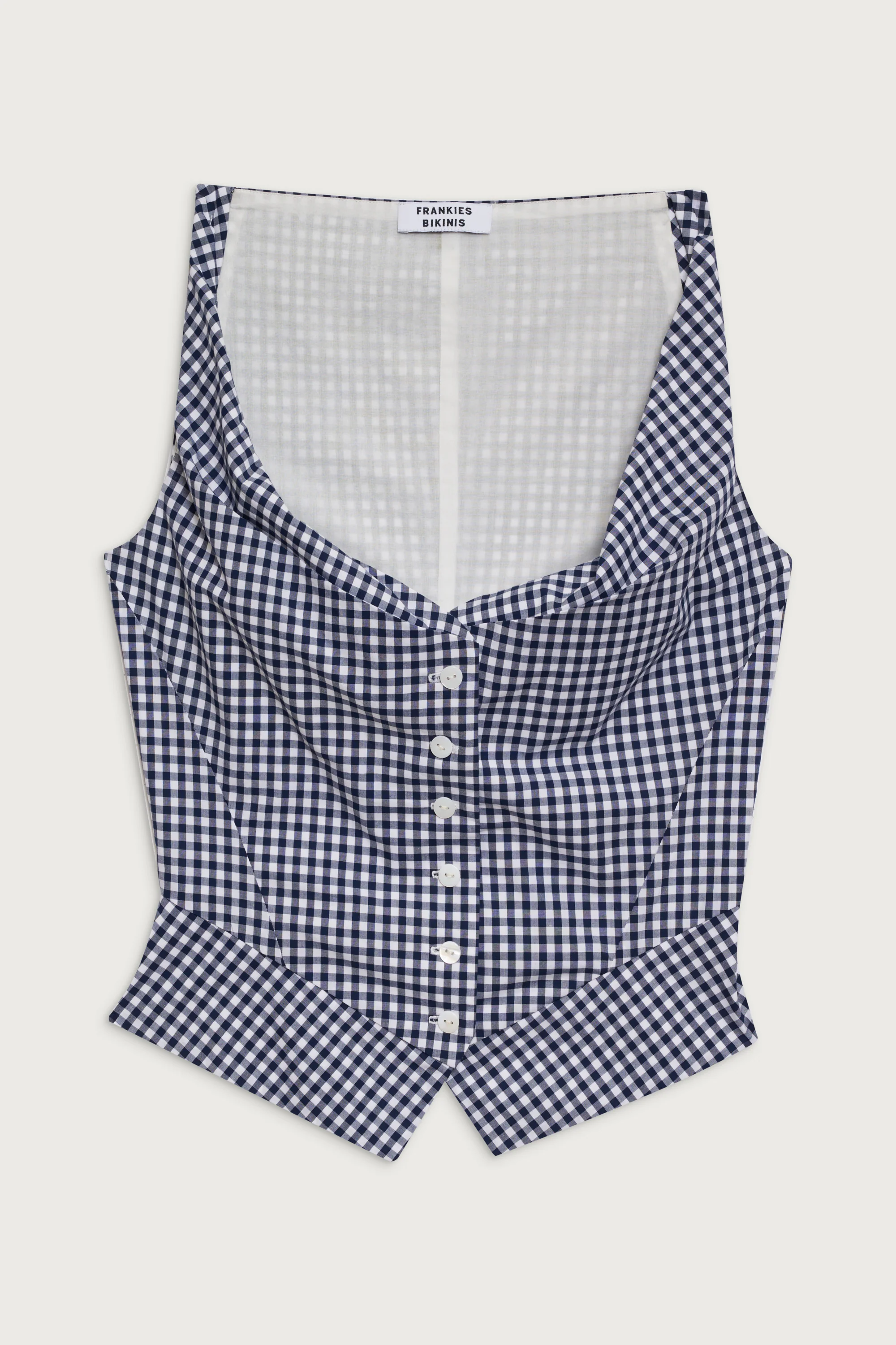 Parlour Gingham Blouse - Seaside Gingham - Image 3