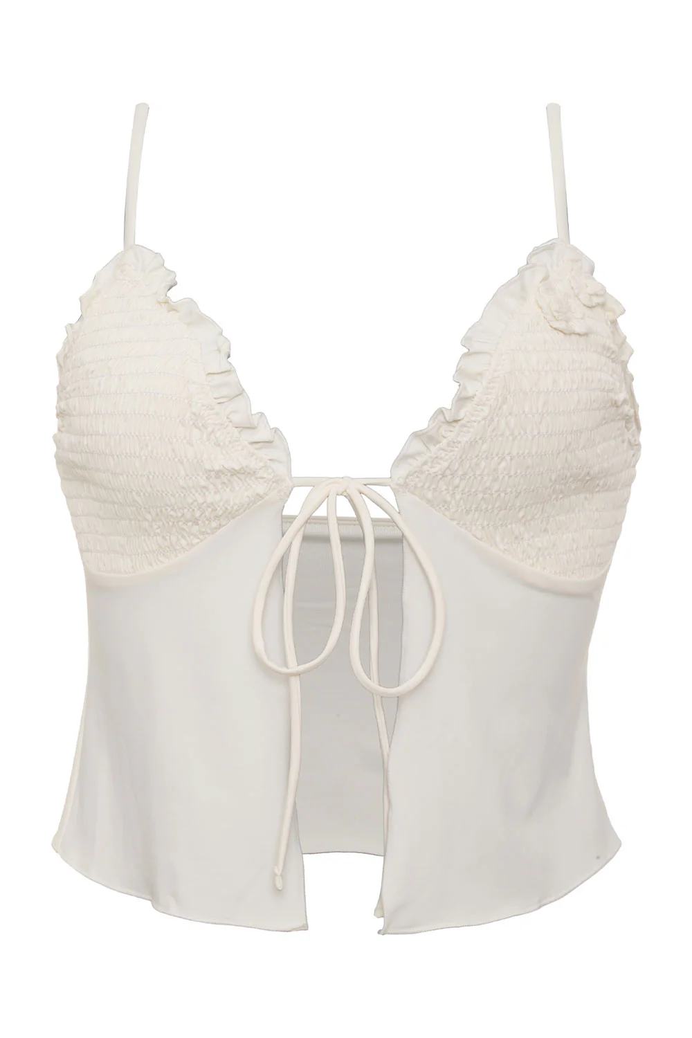 Penelope Ruffle Tankini Bikini Top - Sunrose - Image 7
