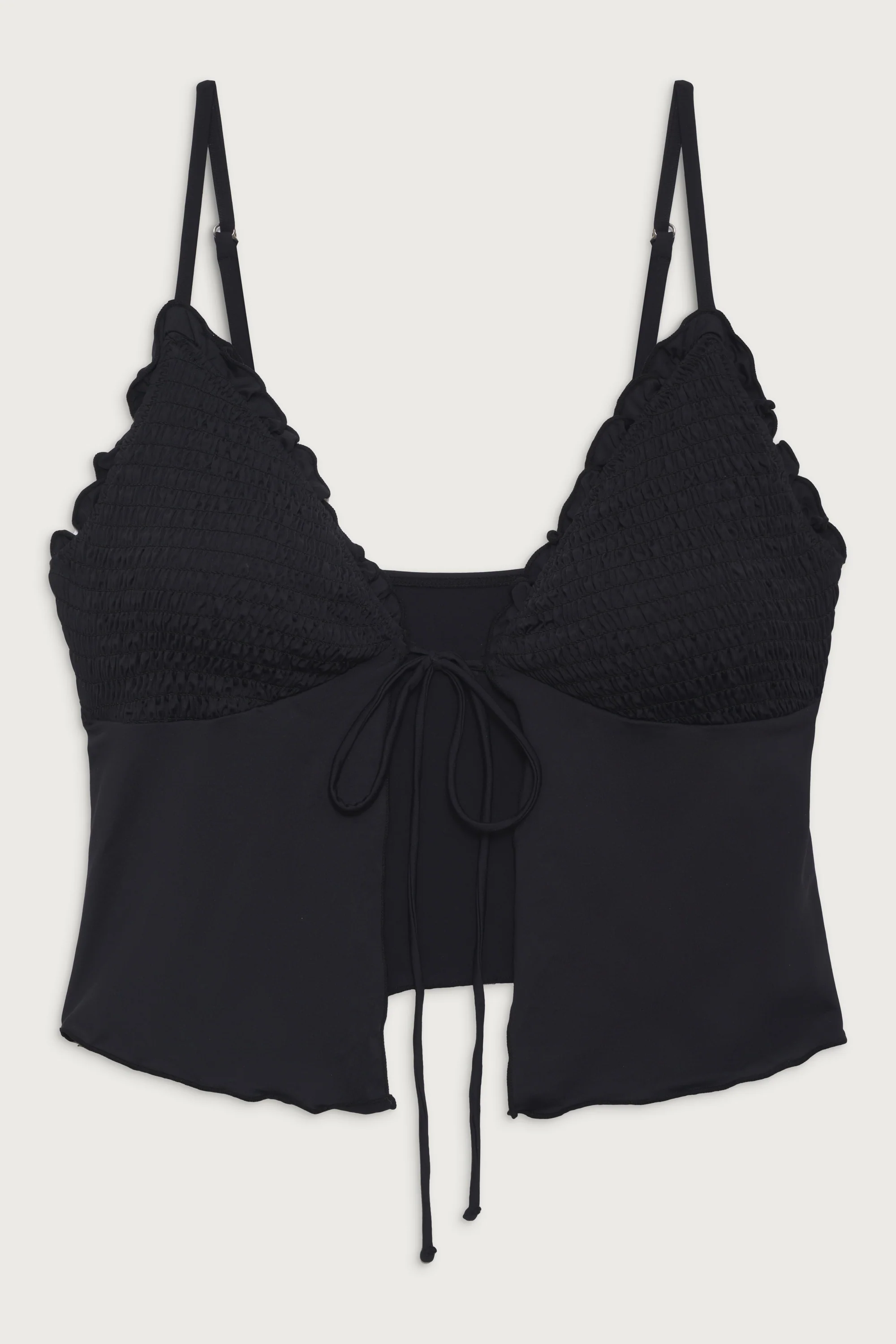 Penelope Tankini Bikini Top - Black - Image 3