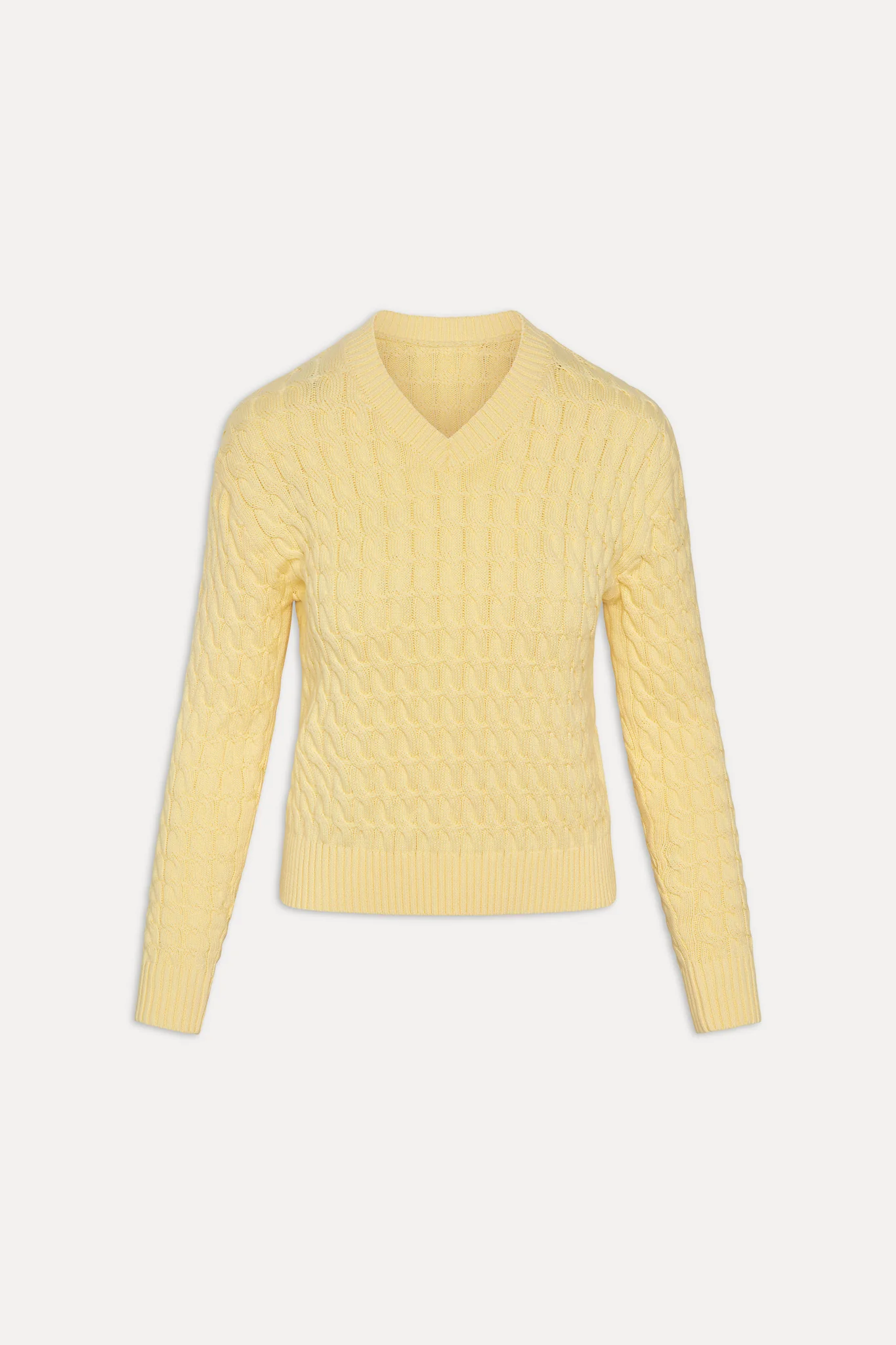 Prince Cable Knit Sweater - Vanilla Sugar - Image 3