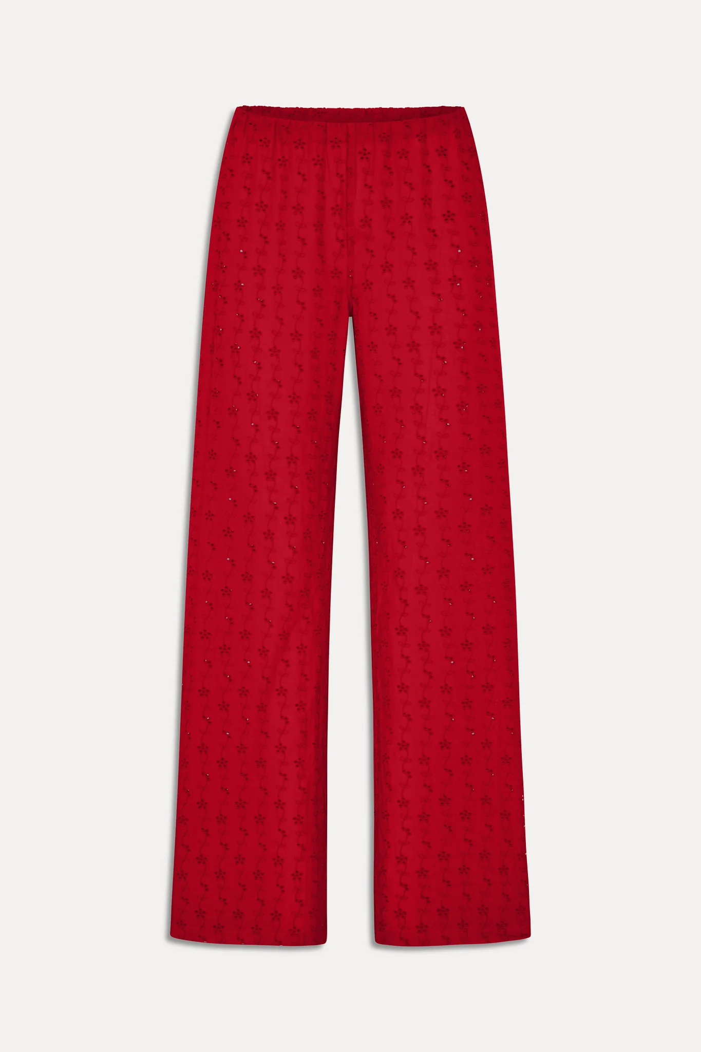 Princess Eyelet Pants - Red Rose - Image 3