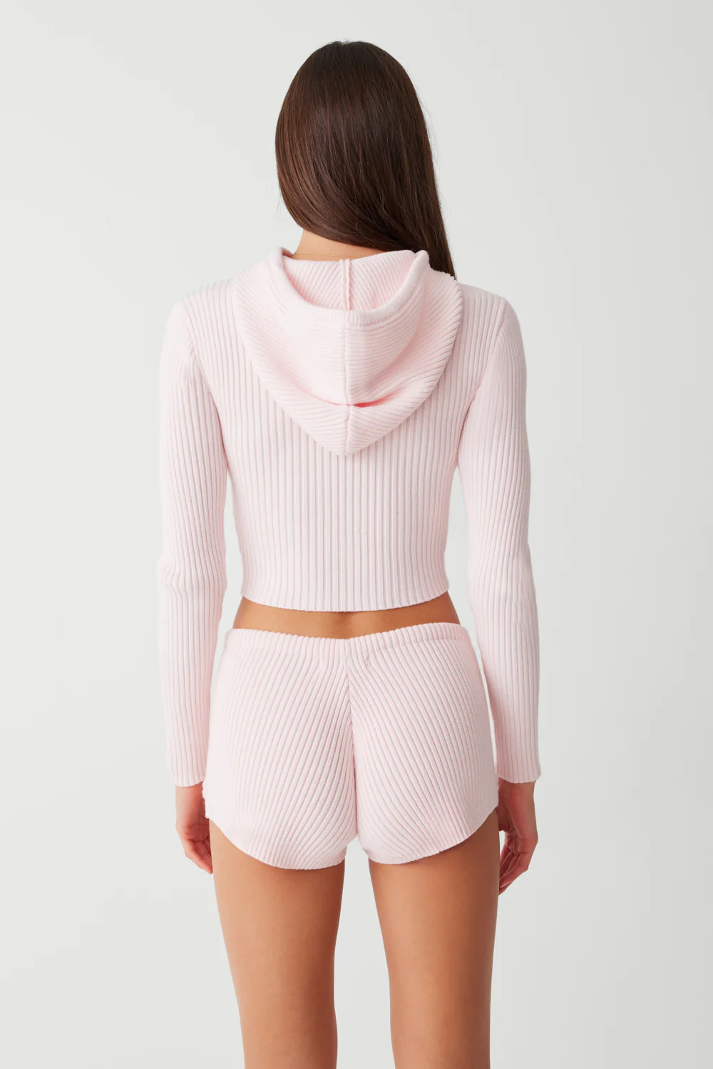 Providence Cloud Knit Mini Short - Rose Quartz - Image 2