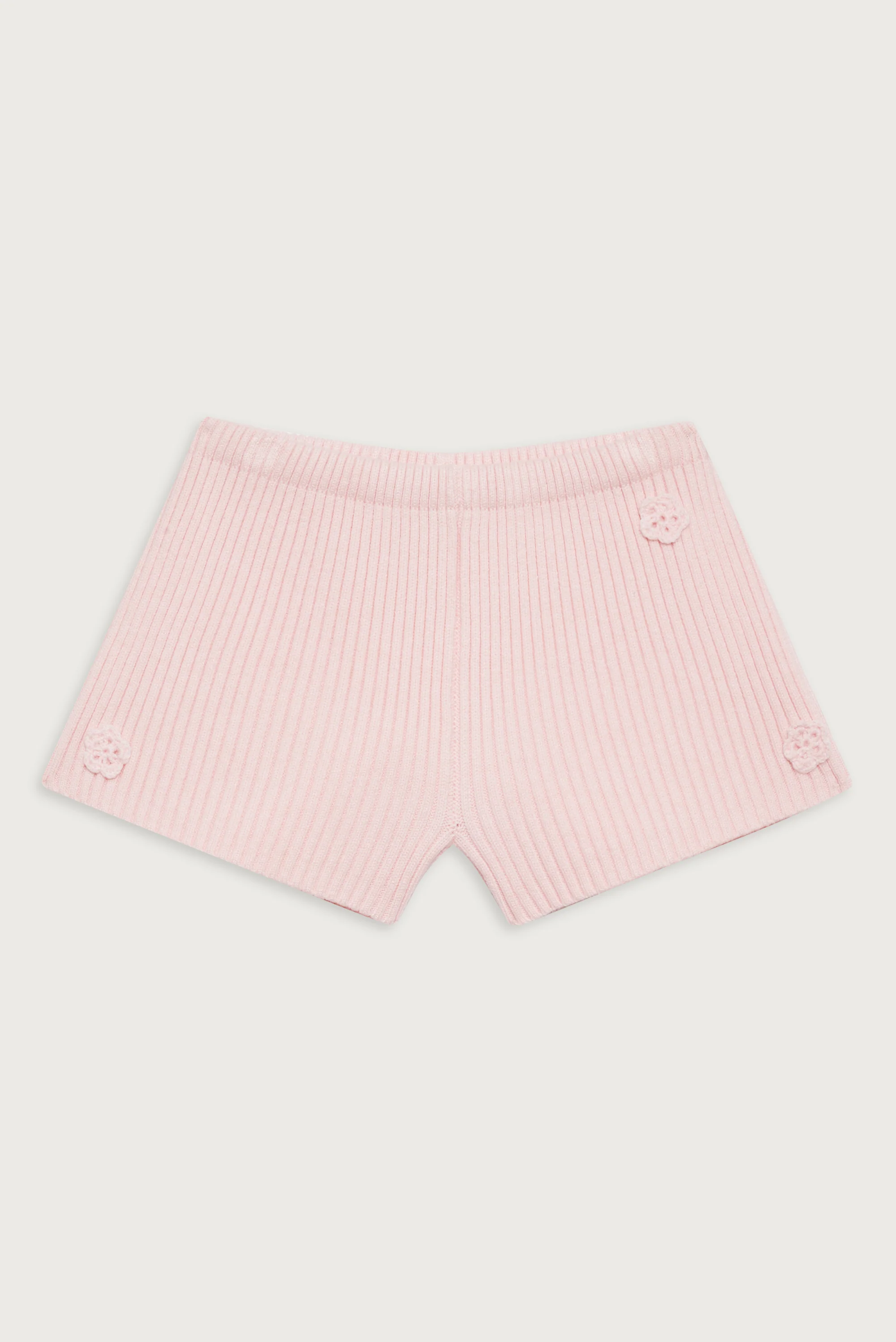 Providence Cloud Knit Mini Short - Rose Quartz - Image 3