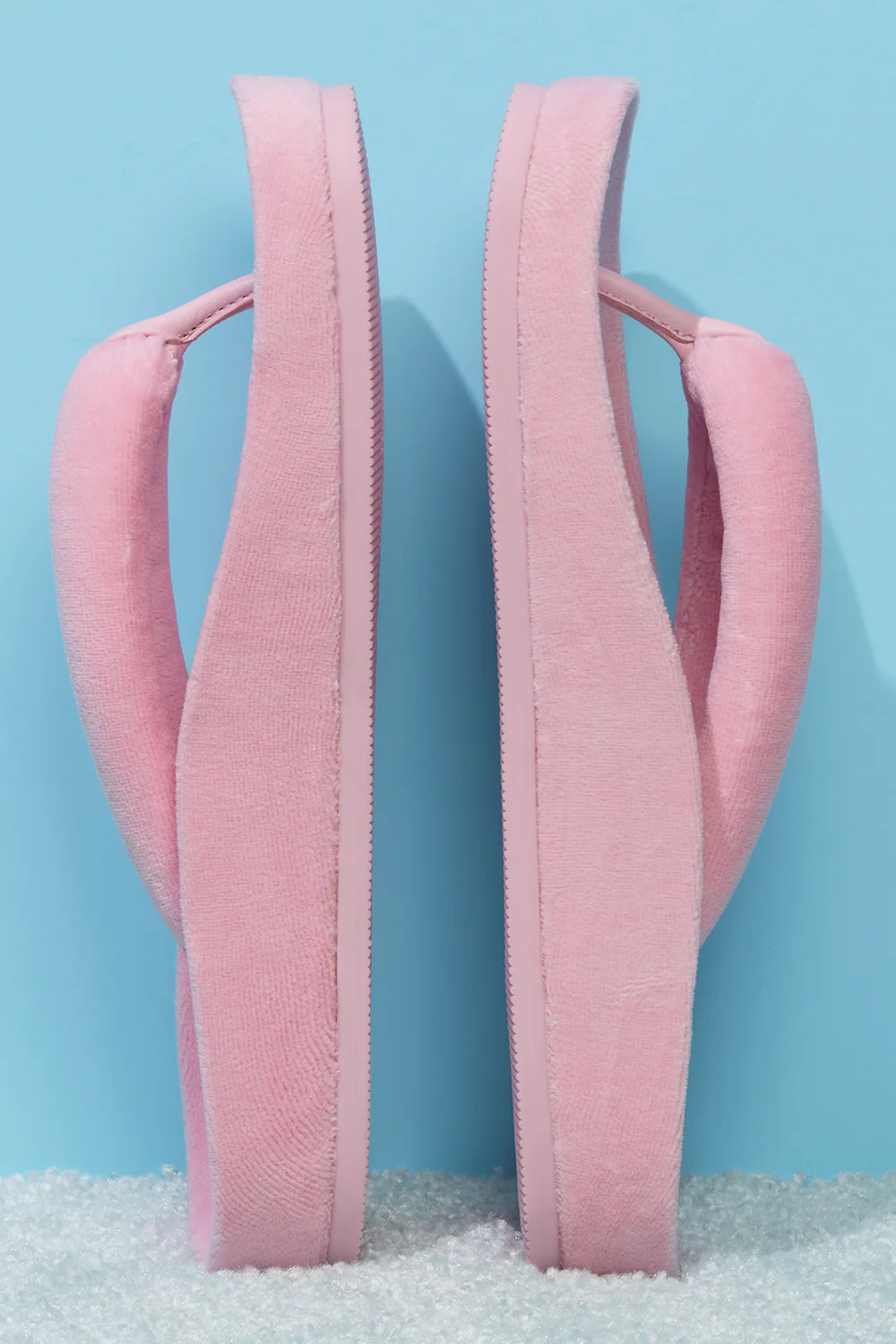 Puffer Padded Flip Flop - Baby Pink - Image 4