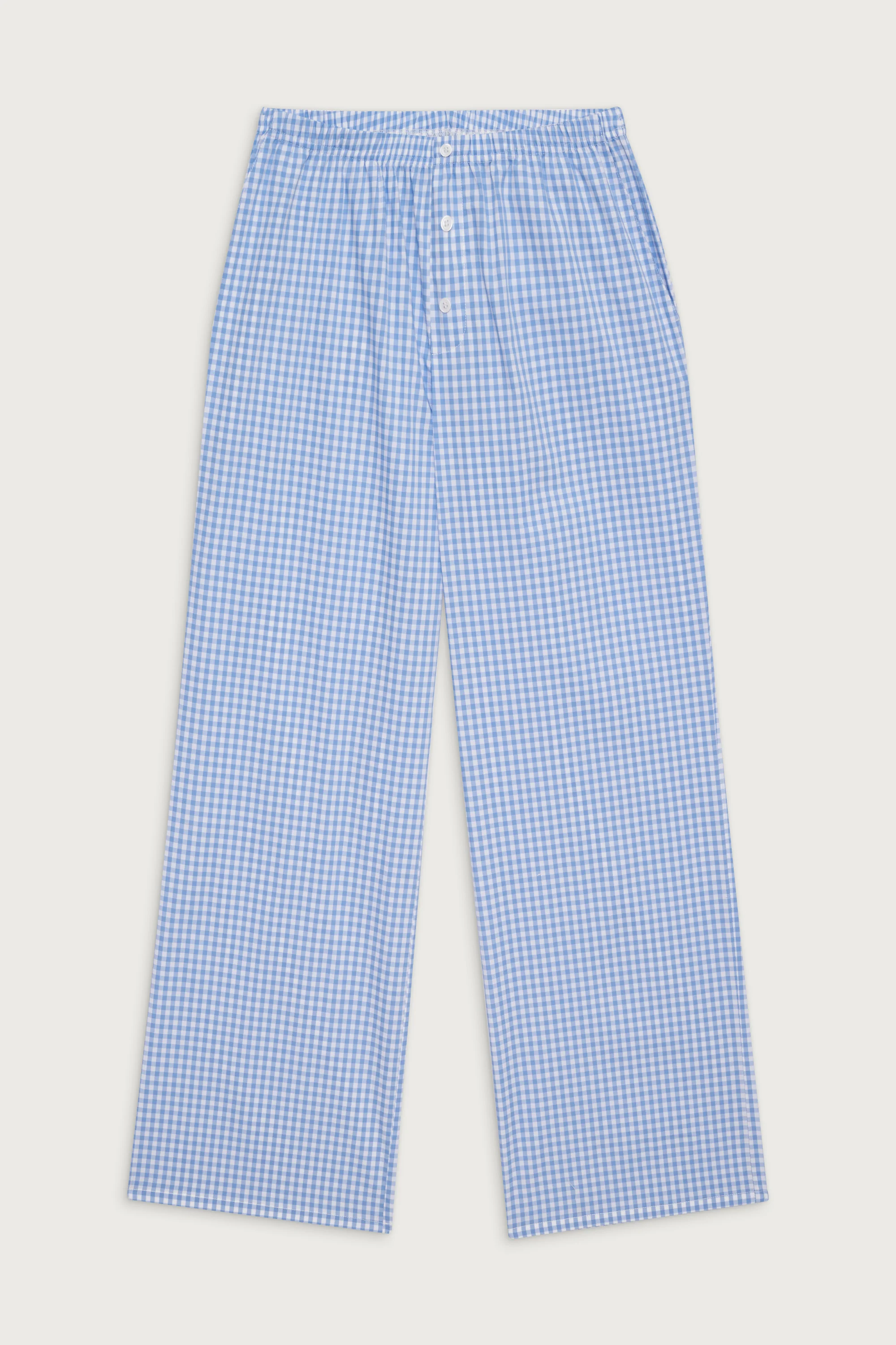 Raleigh Cotton Pant - Cloud Gingham - Image 3
