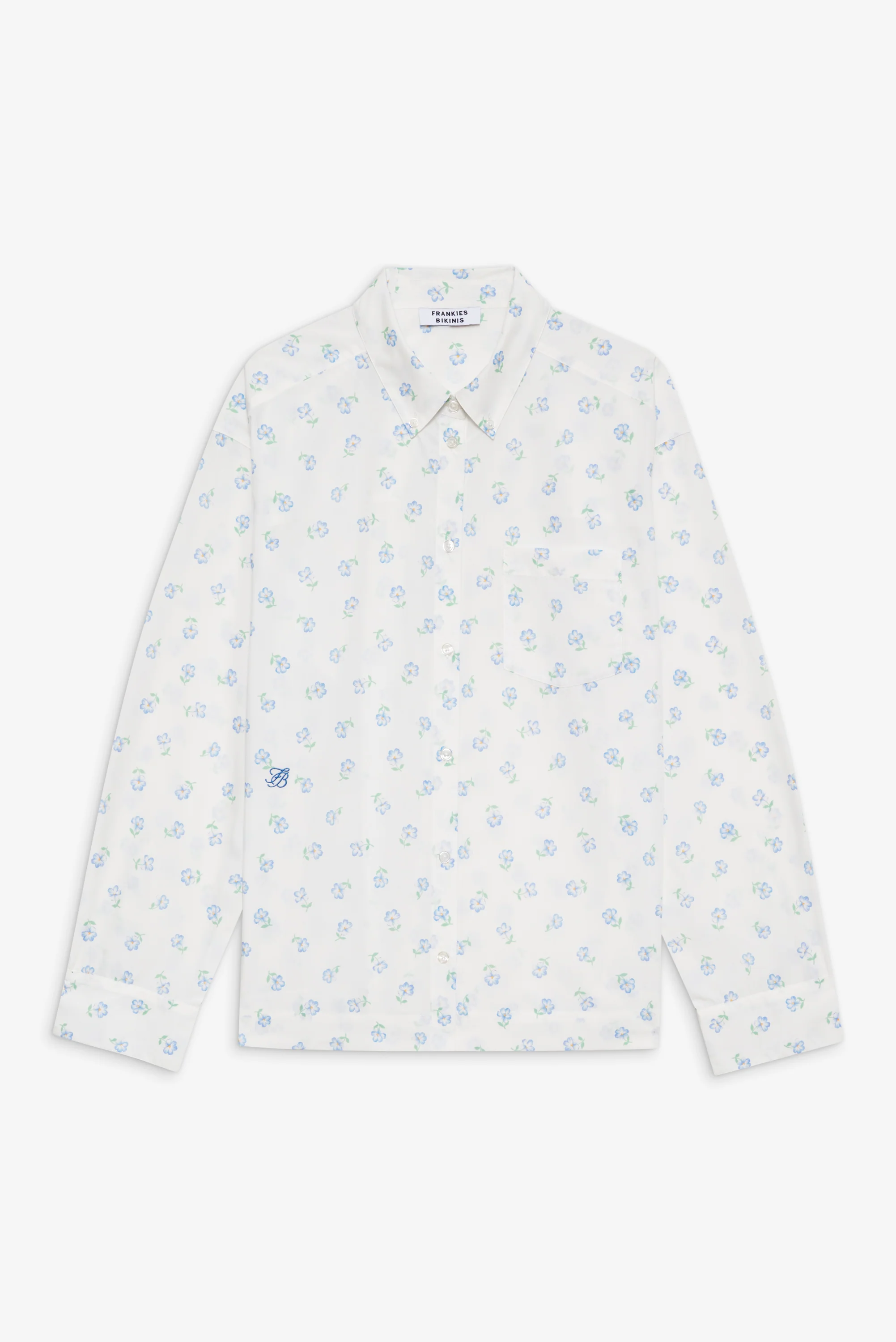 Ralph Long Sleeve Sleep Shirt - Periwinkle - Image 3
