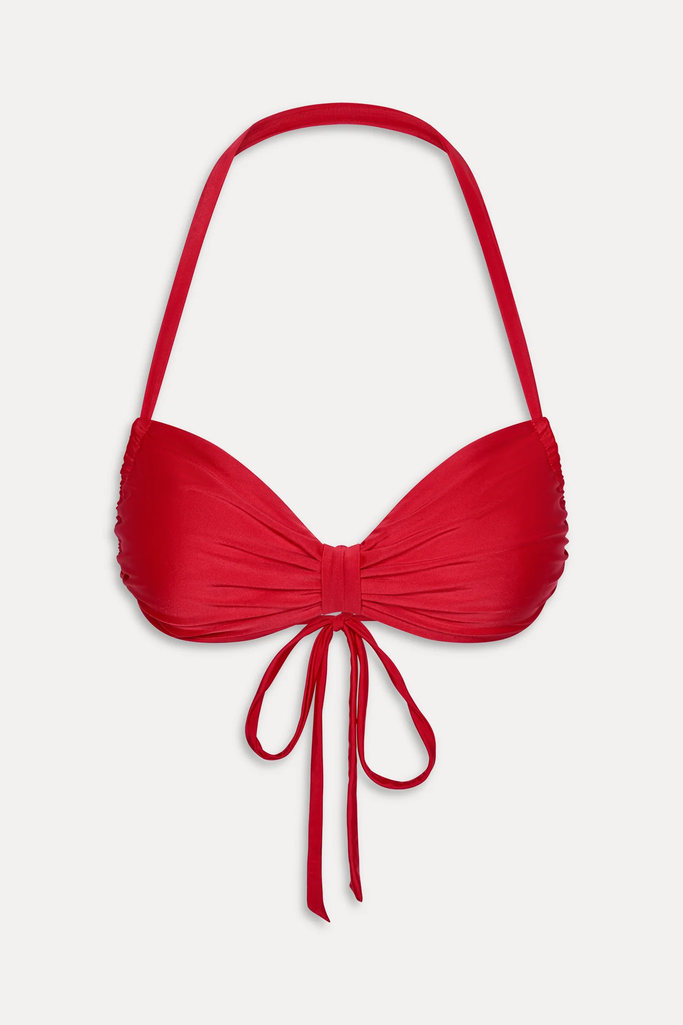 Reece Satin Halter Bikini Top - Lovebird - Image 3
