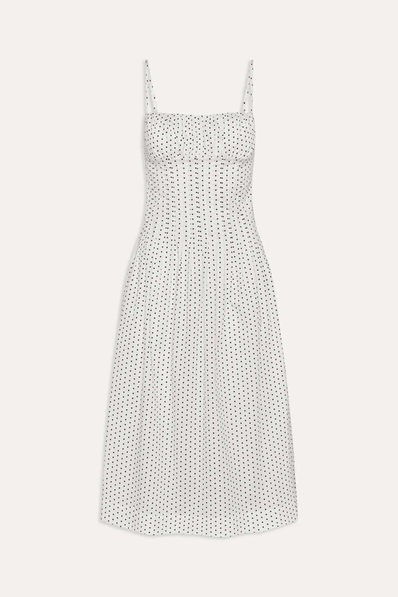 Reign Polka Dot Maxi Dress - White Polka Dot - Image 3