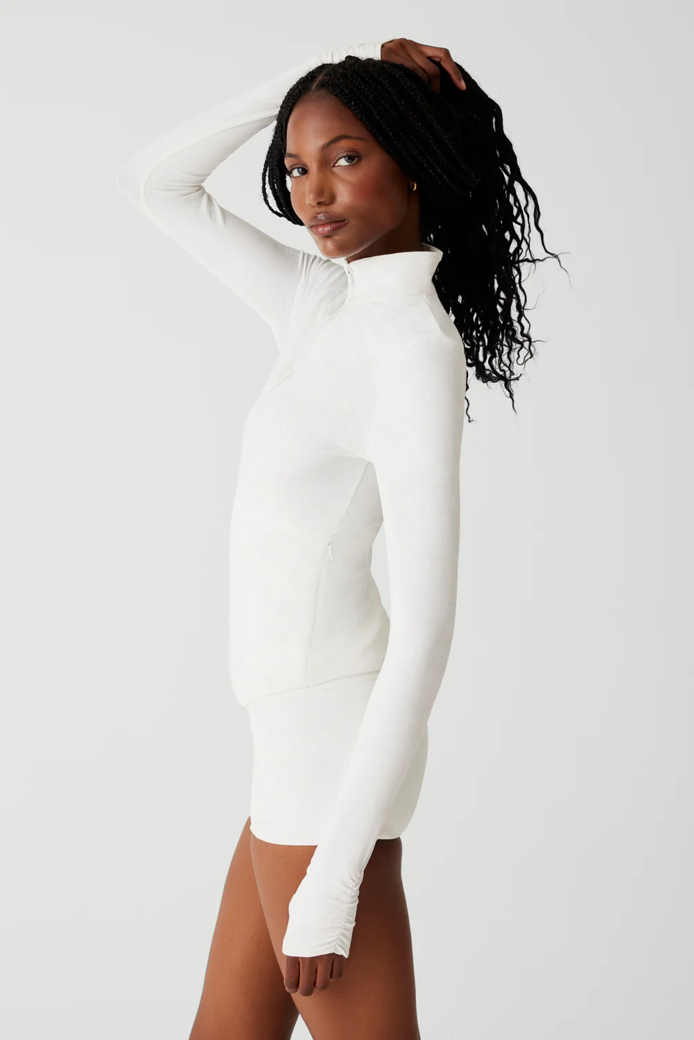 Renee Zip Up Jacket - Moon Flower - Image 3