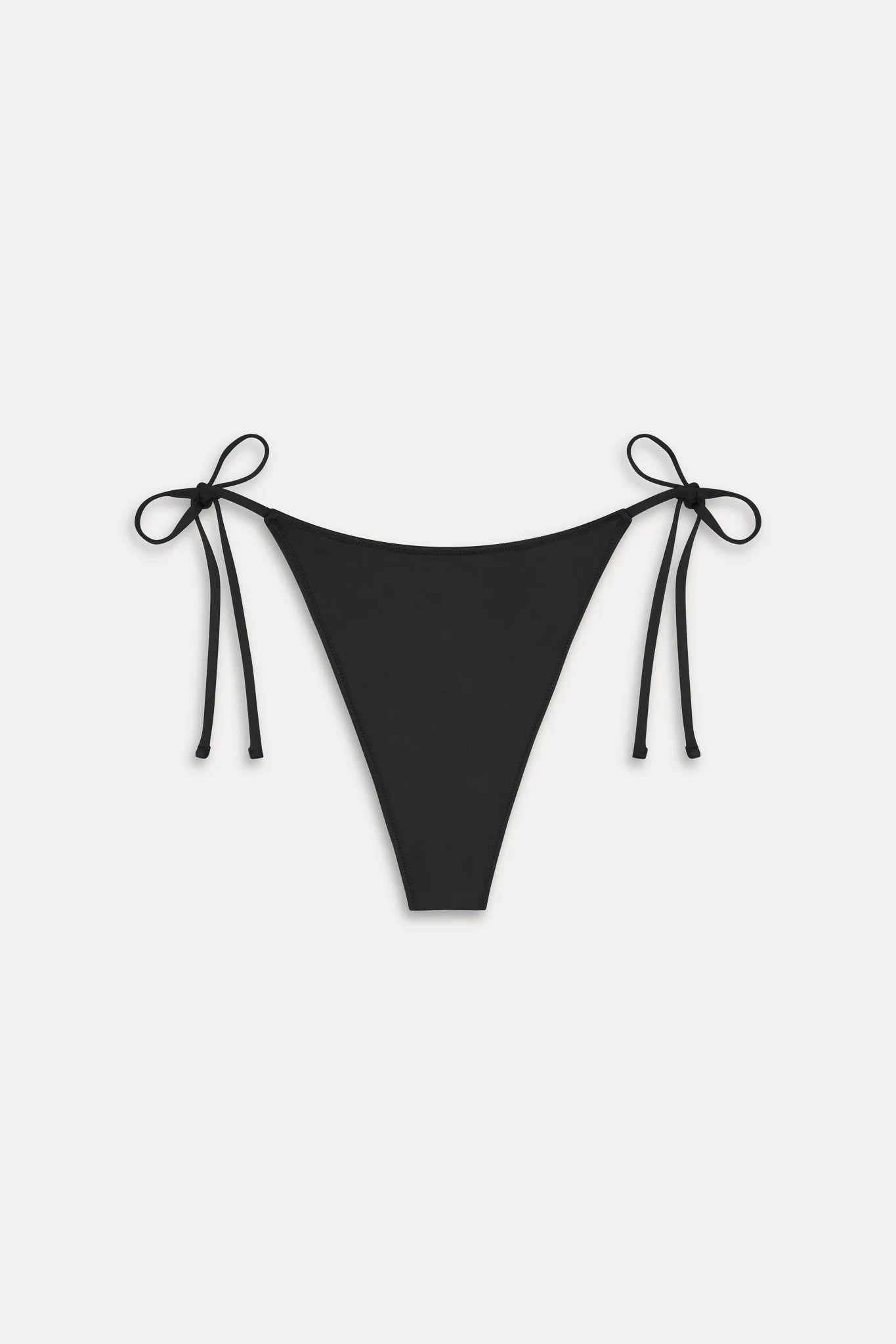 Romeo Cheeky String Bikini Bottom - Black - Image 3