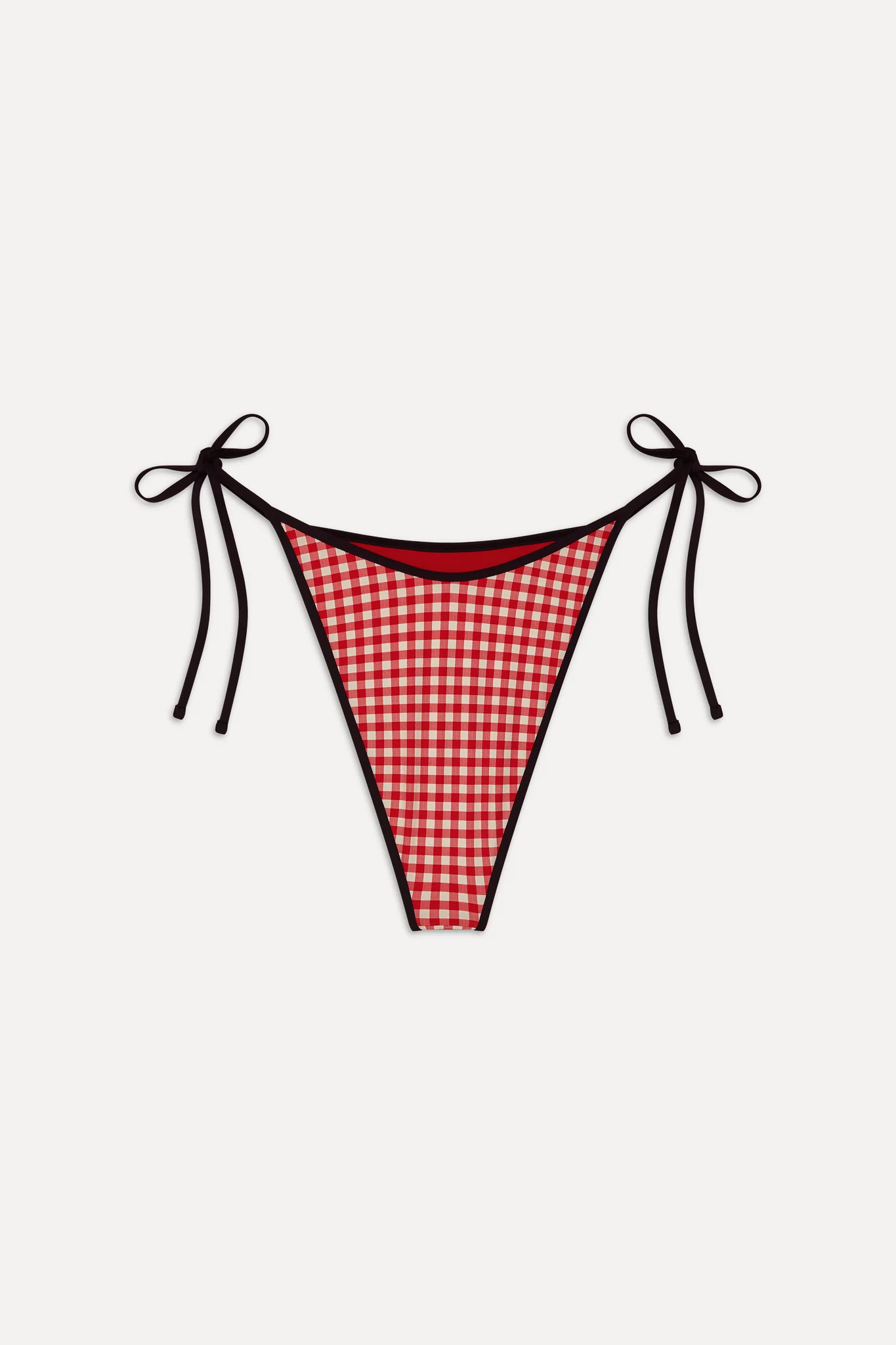 Romeo Cheeky String Bikini Bottom - Cherry Picnic - Image 3