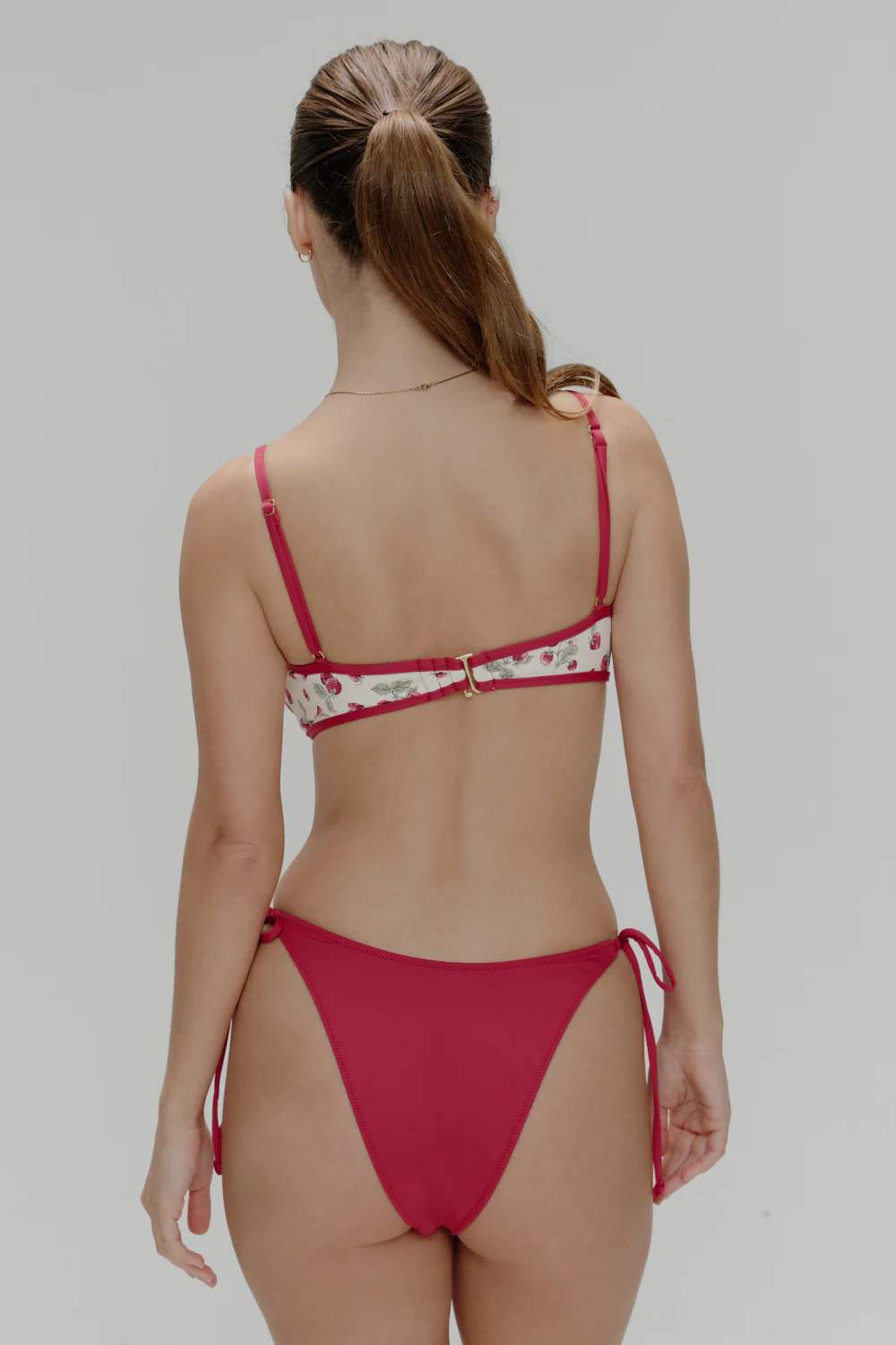 Romeo Cheeky String Bikini Bottom - Rosebud - Image 4