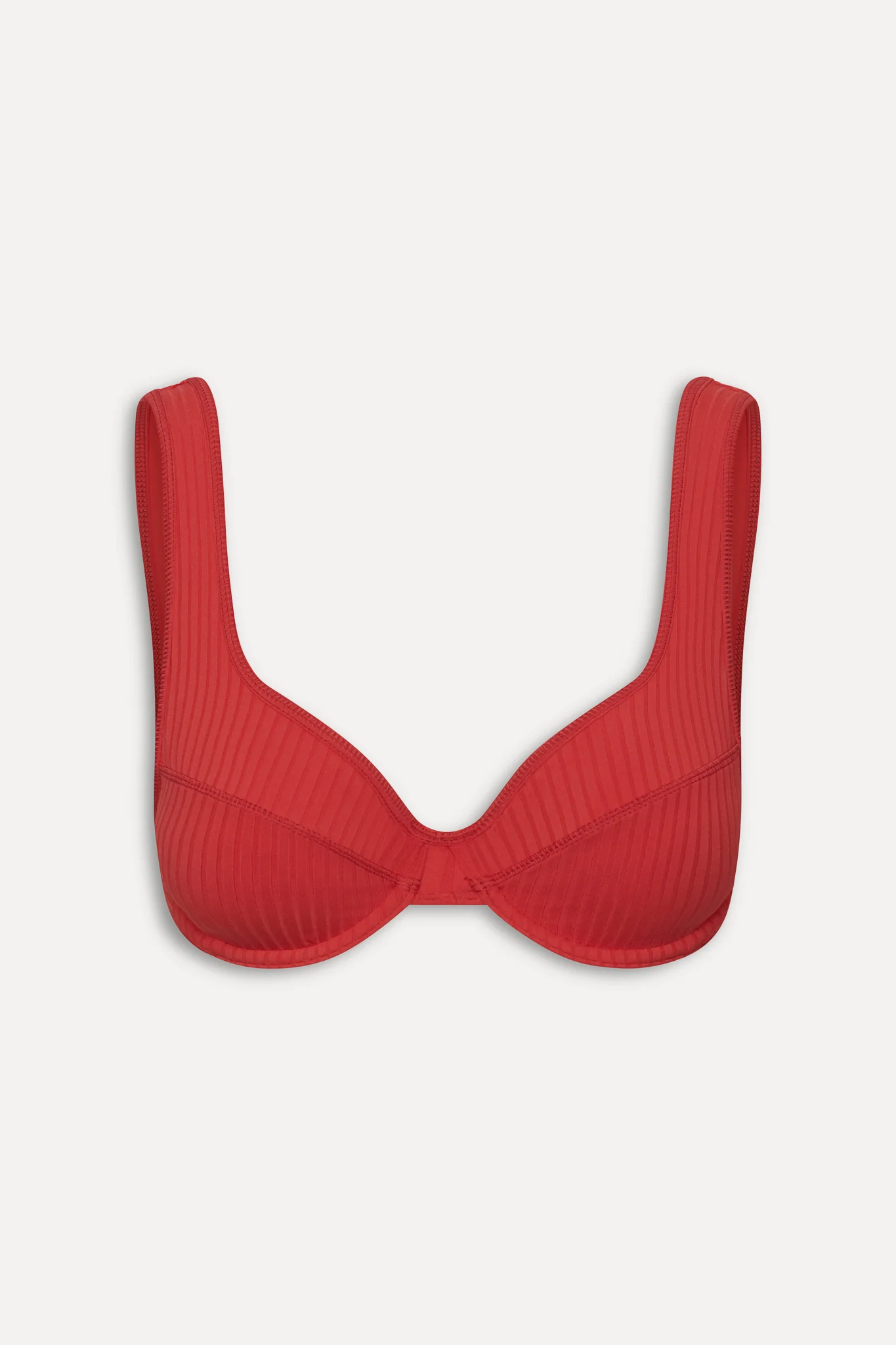 Romeo Underwire Bikini Top - Cherry - Image 3