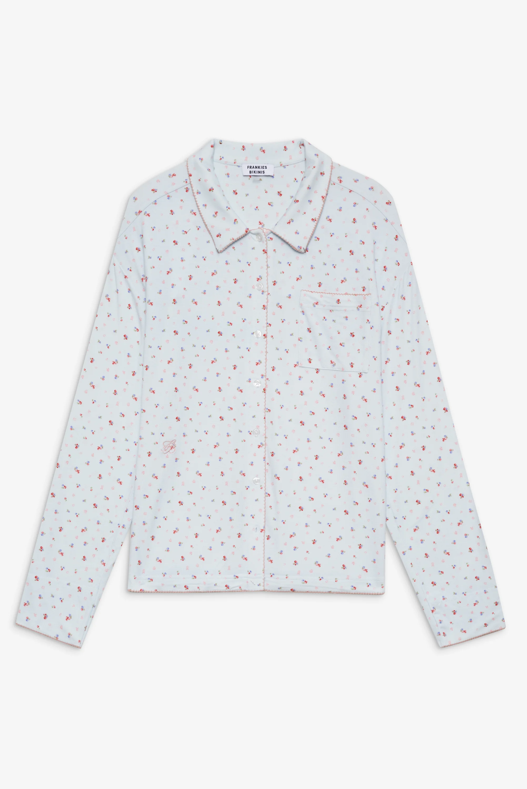 Rory Long Sleeve Sleep Shirt - Malibu Meadow - Image 3