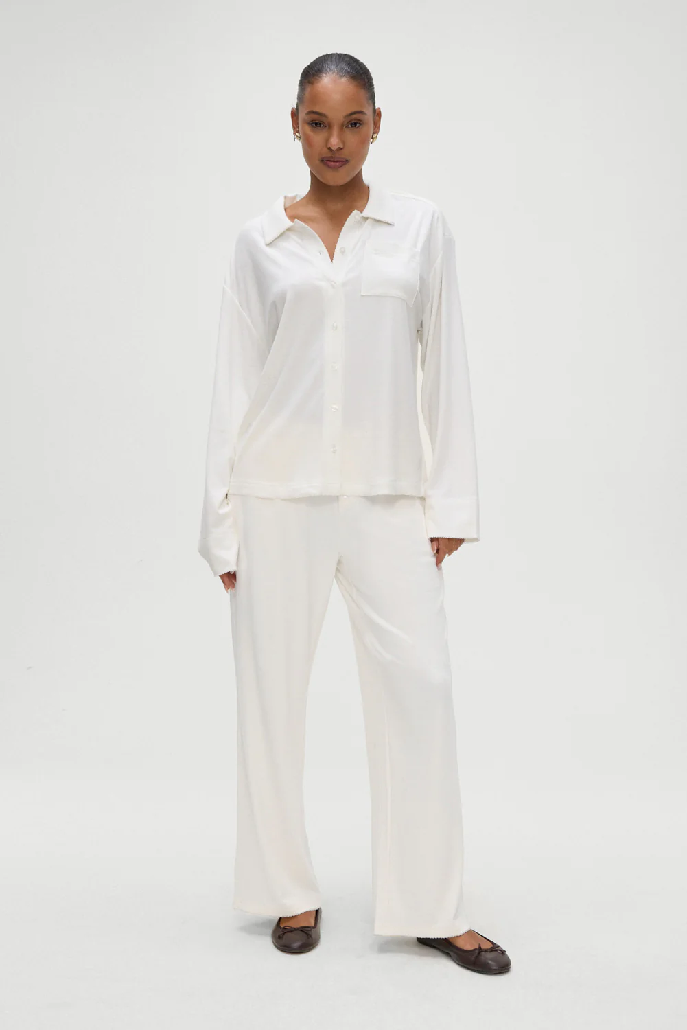 Rory Sleep Pants - Seashell - Image 4