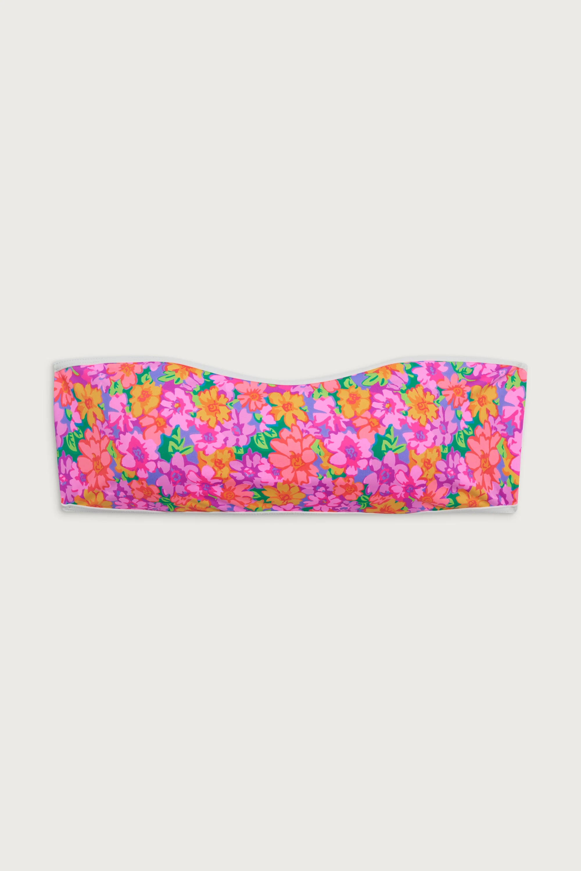 Rosabella Floral Bandeau Bikini Top - Daisy Pond - Image 3