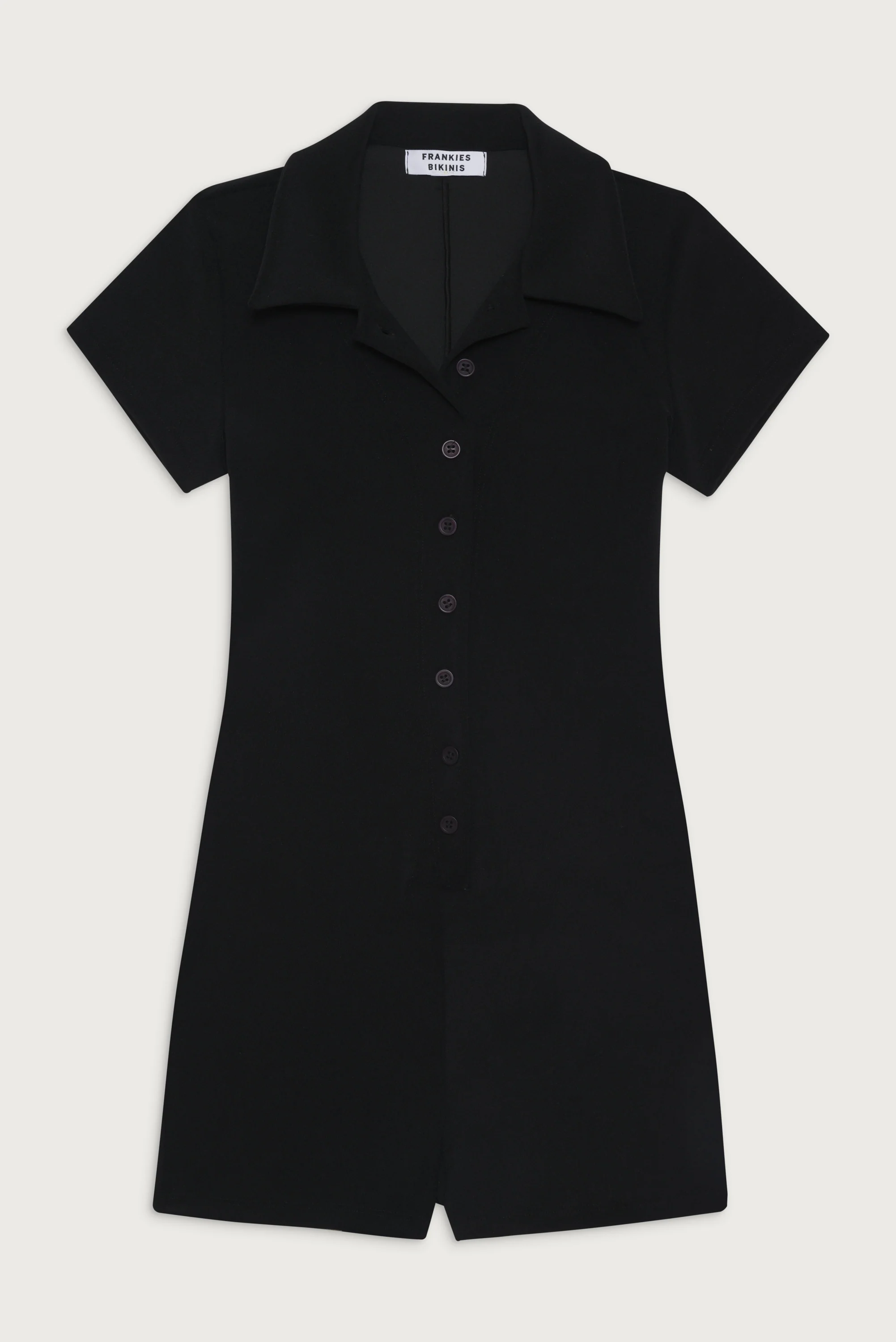 Rose Terry Romper - Black - Image 2