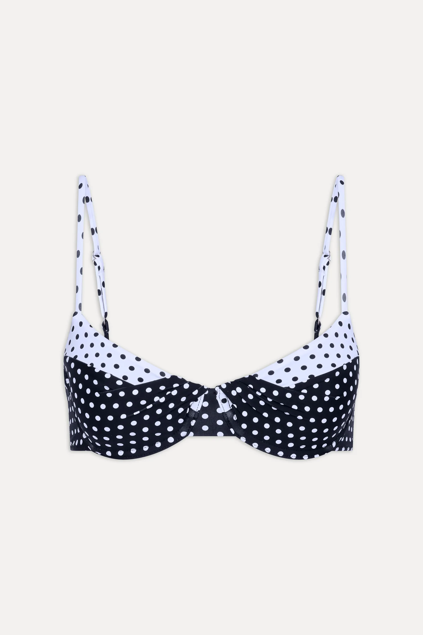 Savannah Underwire Bikini Top - Classic Polka Dot - Image 3